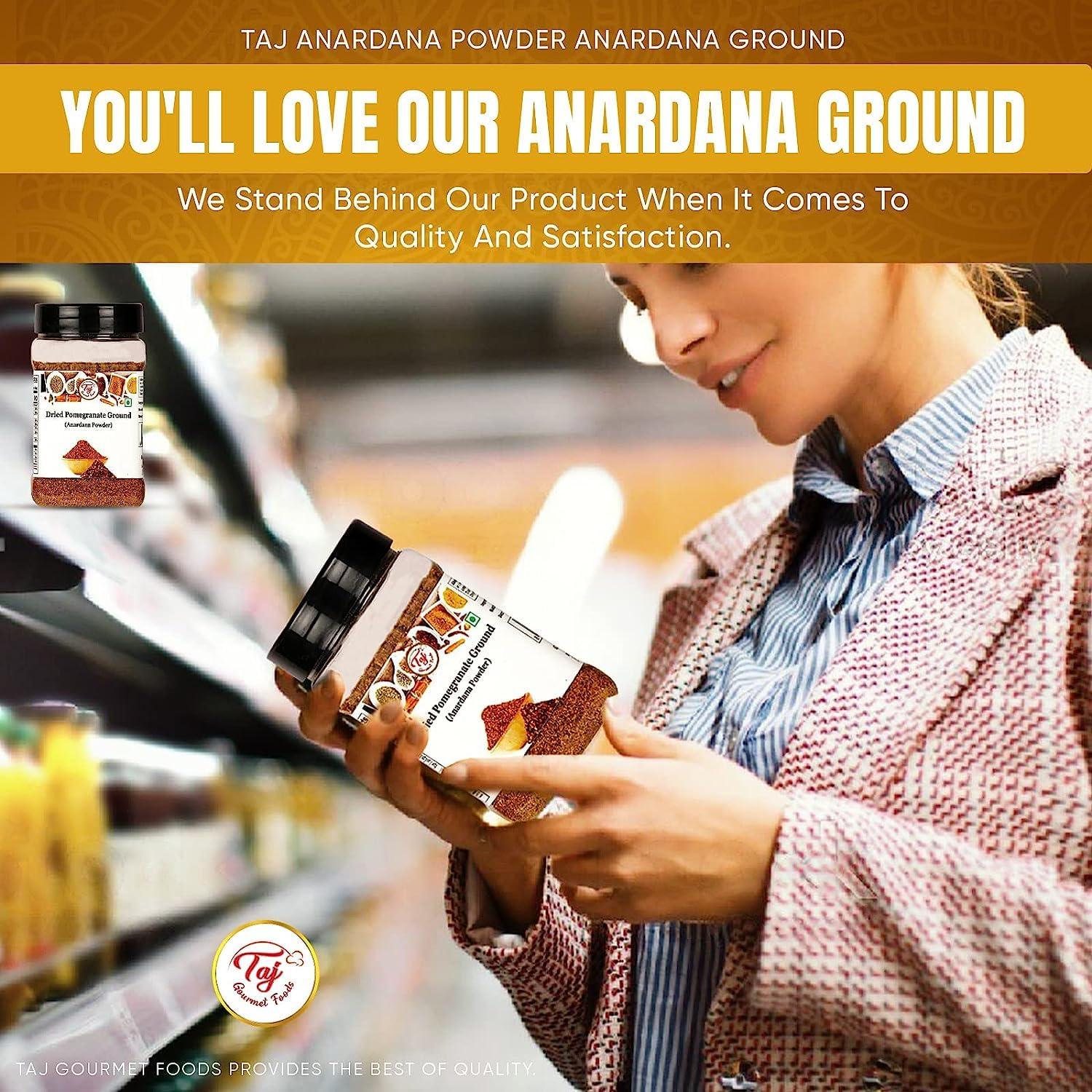 TAJ Premium Indian Anardana (Dried Pomegrante) (Powder) - Image 8