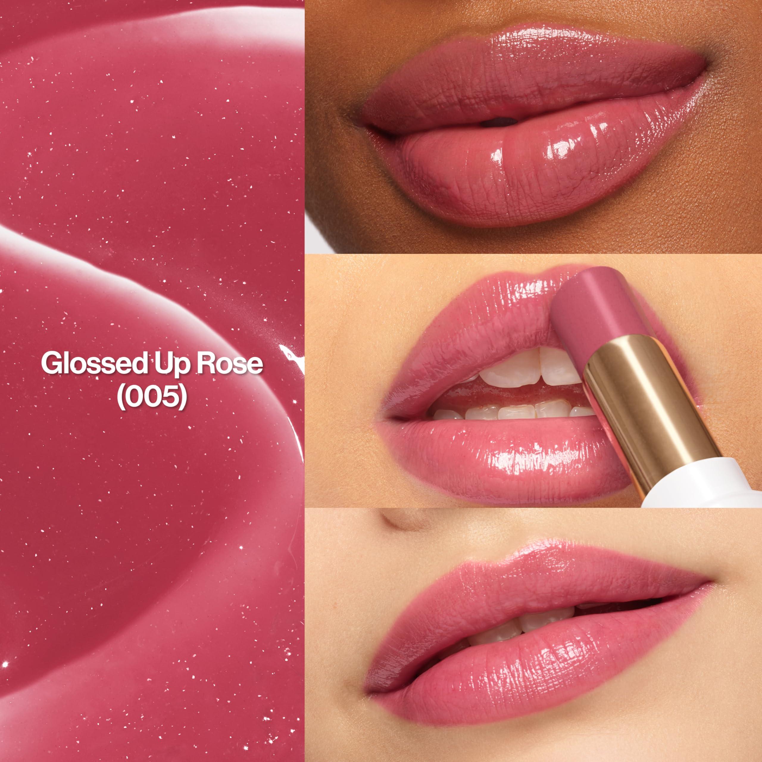 REVLON Super Lustrous Glass Shine Balm, Hydrating Tinted Lipstick, Sheer, Glossy Shiny Finish, 005 Glossed Up Rose, 0.11 oz - Image 2