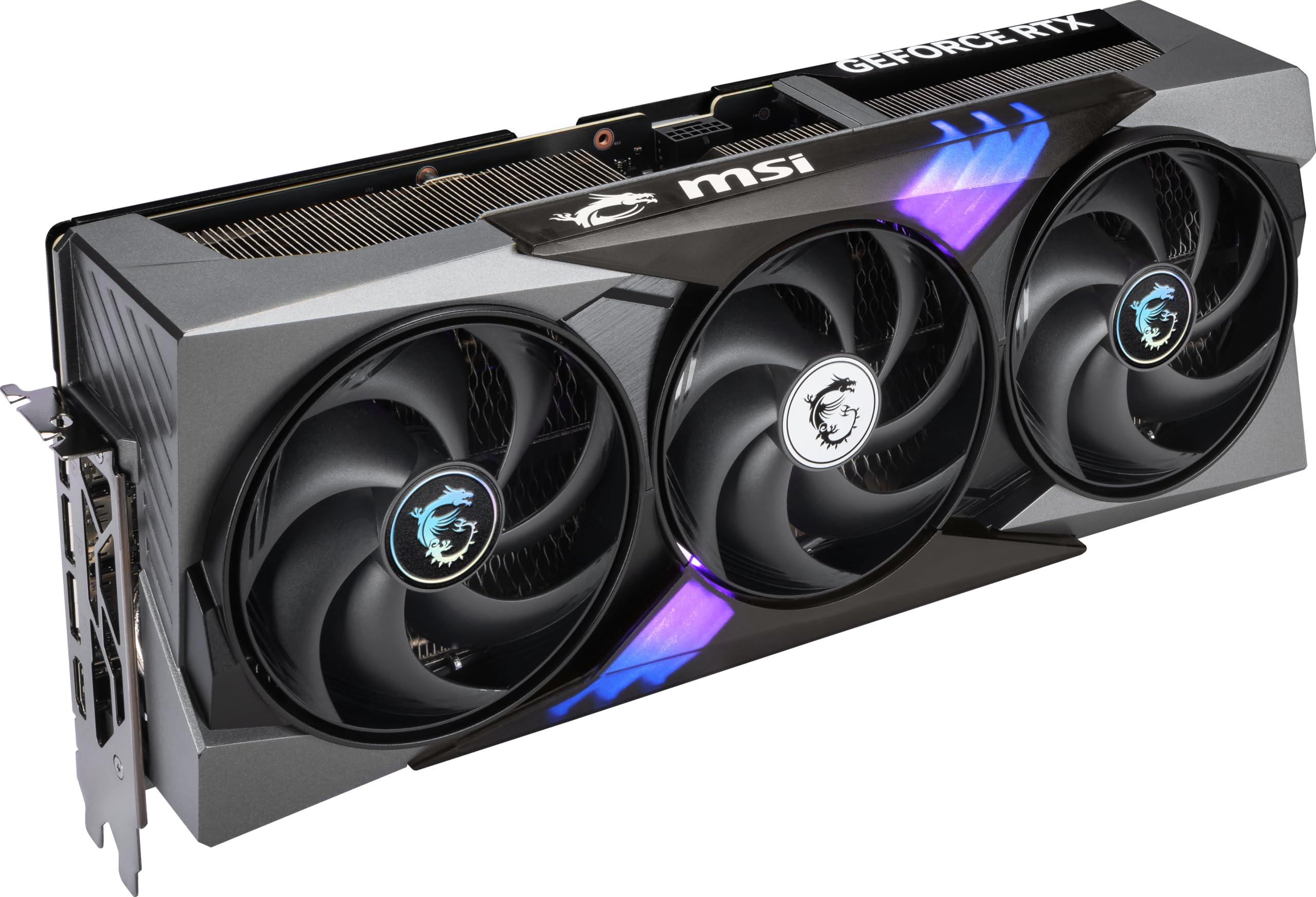 MSI Gaming RTX 5090 32G Gaming Trio OC Graphics Card (32GB GDDR7, 512-bit, Extreme Performance: 2497 MHz, DisplayPort x3 2.1a, HDMI 2.1b, NVIDIA Blackwell Architecture) - Image 3