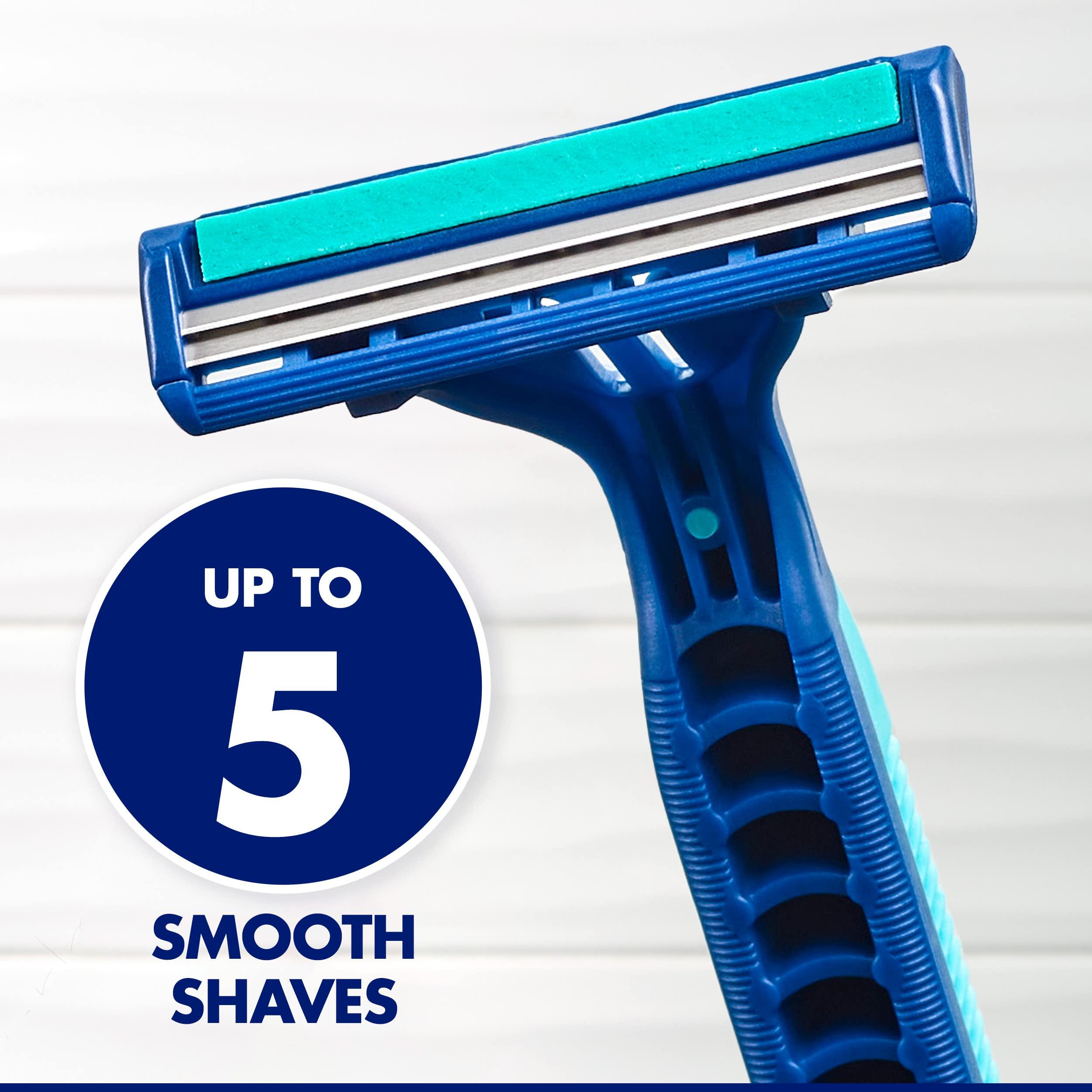 Gillette Sensor2 Plus Pivoting Head Men’s Disposable Razors, 10 Count (Pack of 3) - Image 3