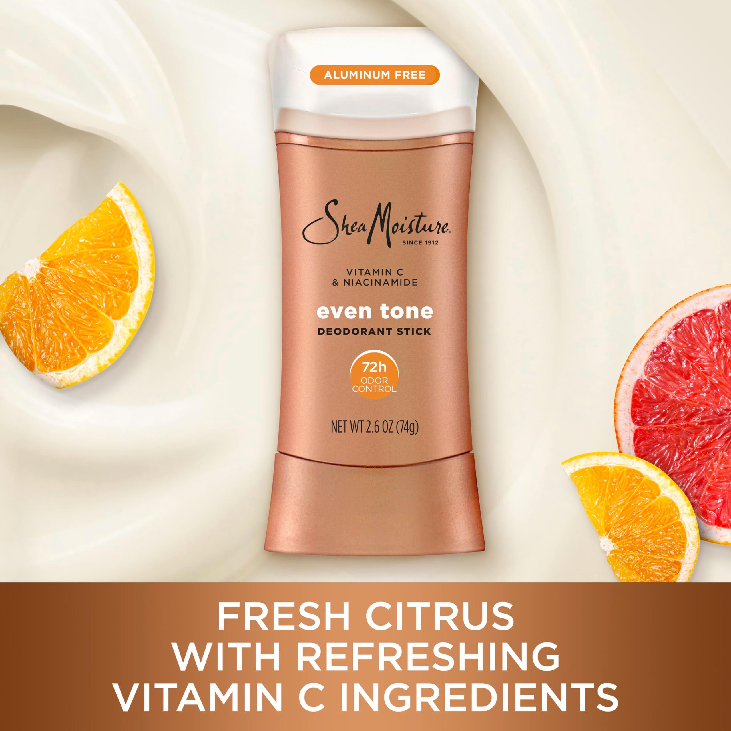 SheaMoisture Deodorant Stick for 72h Odor Control Fresh Aluminum Free 2.6 oz - Image 6
