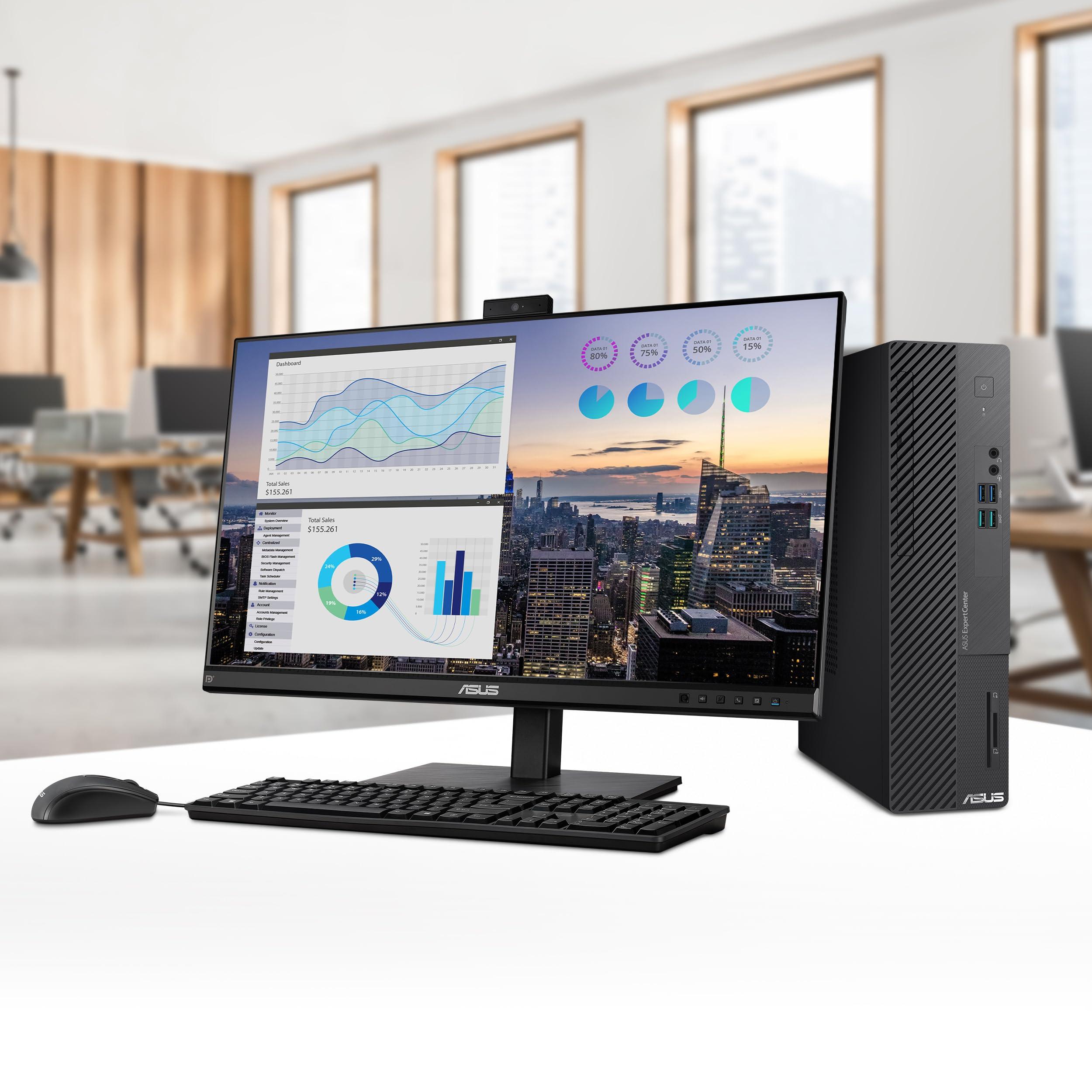 ASUS ExpertCenter D5 Small Form Factor Desktop PC, Intel Core i7-13700, 16GB DDR4 RAM, 1TB PCIe SSD, Windows 11 Pro, Black, D500SE-AH704 - Image 7