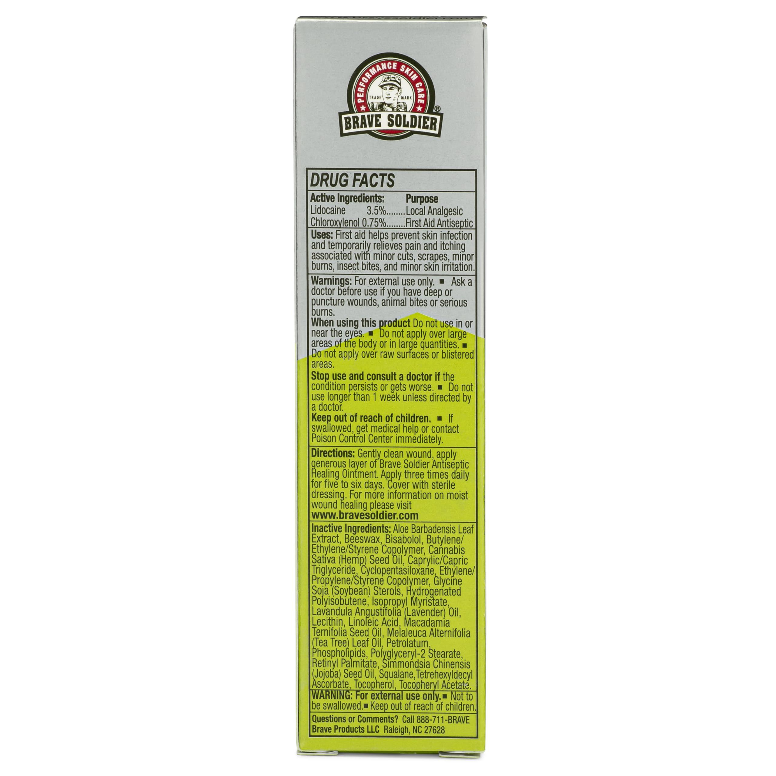 Brave Soldier Antiseptic Healing Ointment - Best Wound Care & Skin Repair Cream with Tea Tree Oil - First Aid Supplies for Burns, Wounds & More, 1 Ounce - Image 2