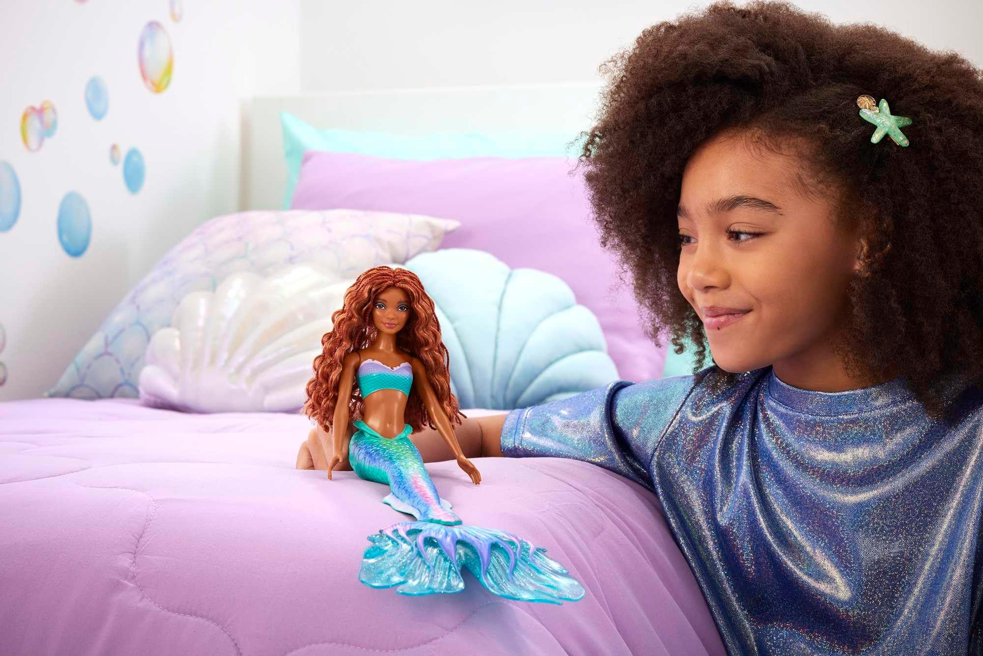 Mattel Disney Toys, Ariel Fashion Doll with Signature Outfit, Inspired by Disney’s The Little Mermaid Movie - Image 2