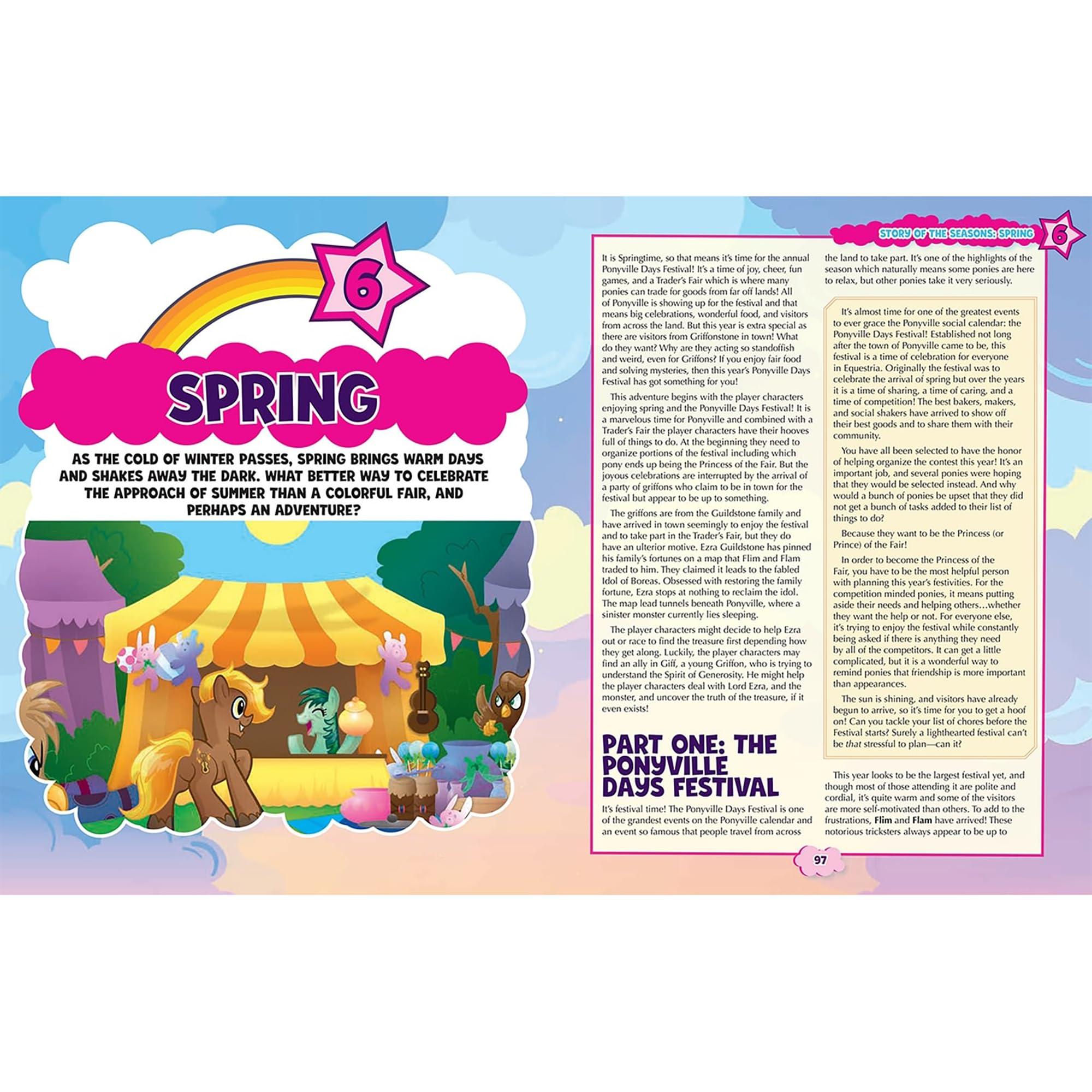 Renegade Game Studios: My Little Pony RPG - Story of The Seasons - Expansion Hardcover Book, Roleplaying Game, Four Seasonal Adventures Set Throughout The Year in Ponyville - Image 8