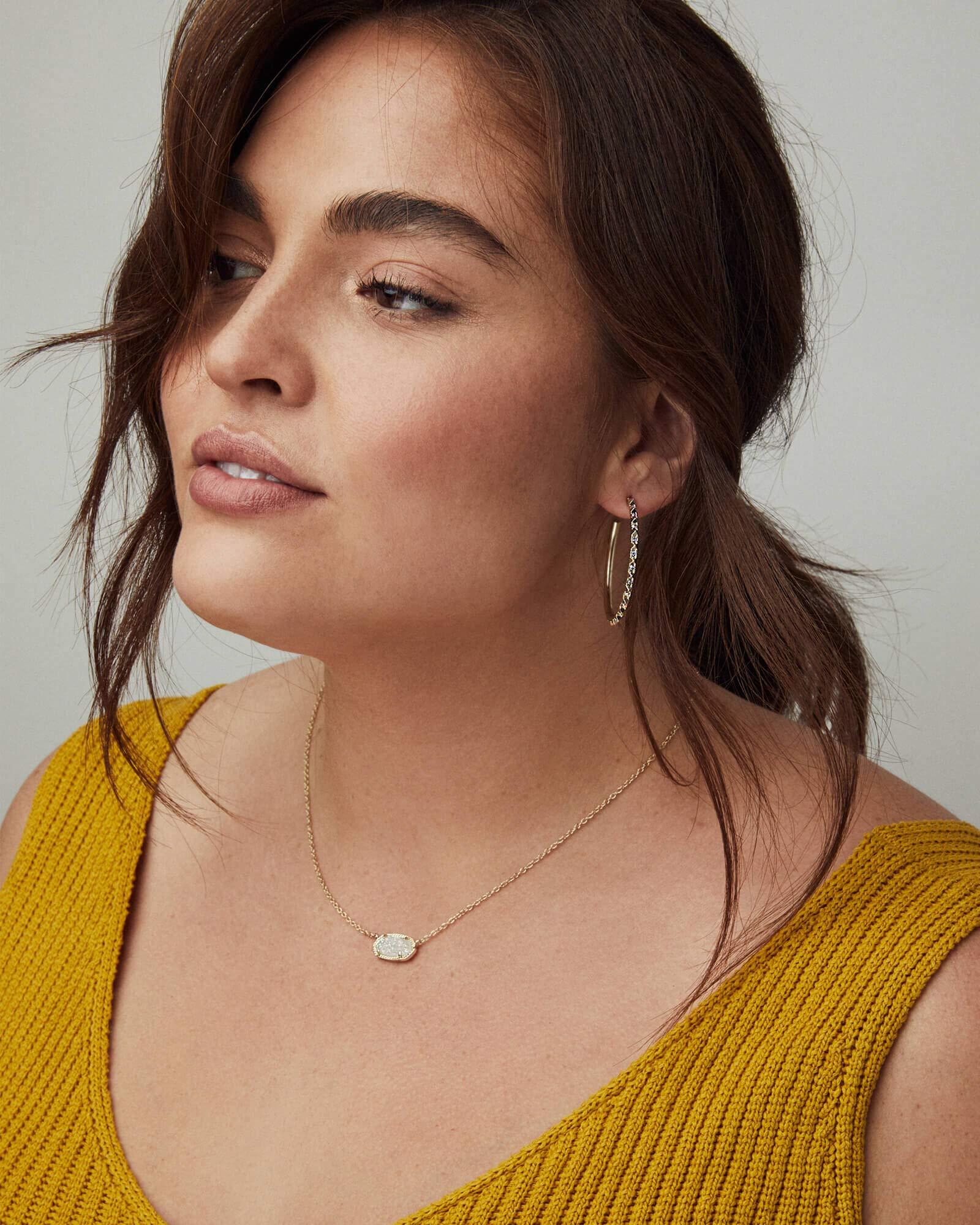 Kendra Scott Elisa Pendant Necklace for Women, Fashion Jewelry, 14k Gold-Plated - Image 3