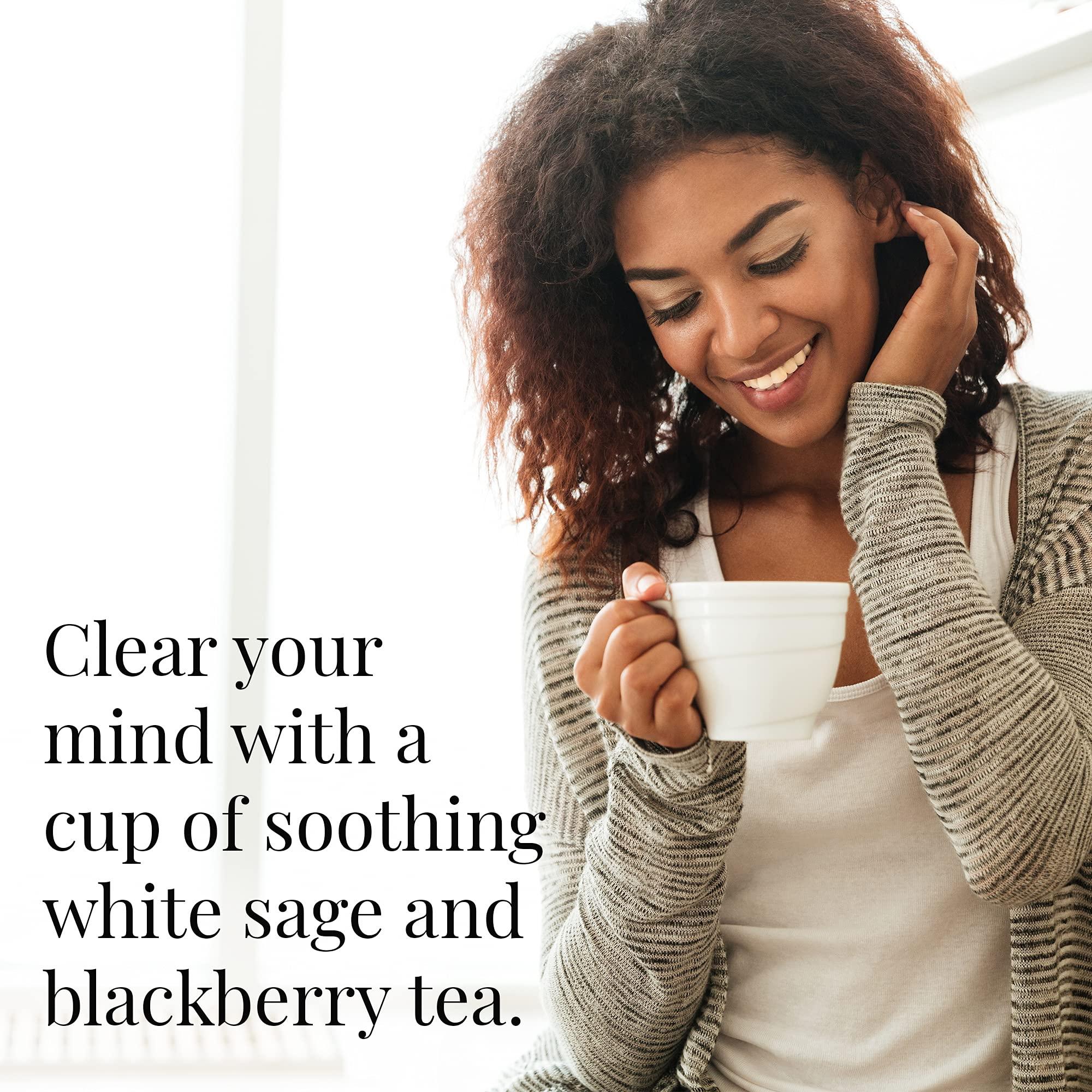 The Republic of Tea Blackberry Sage Black Tea | 50 Tea Bags, Gourmet Black Tea - Image 2