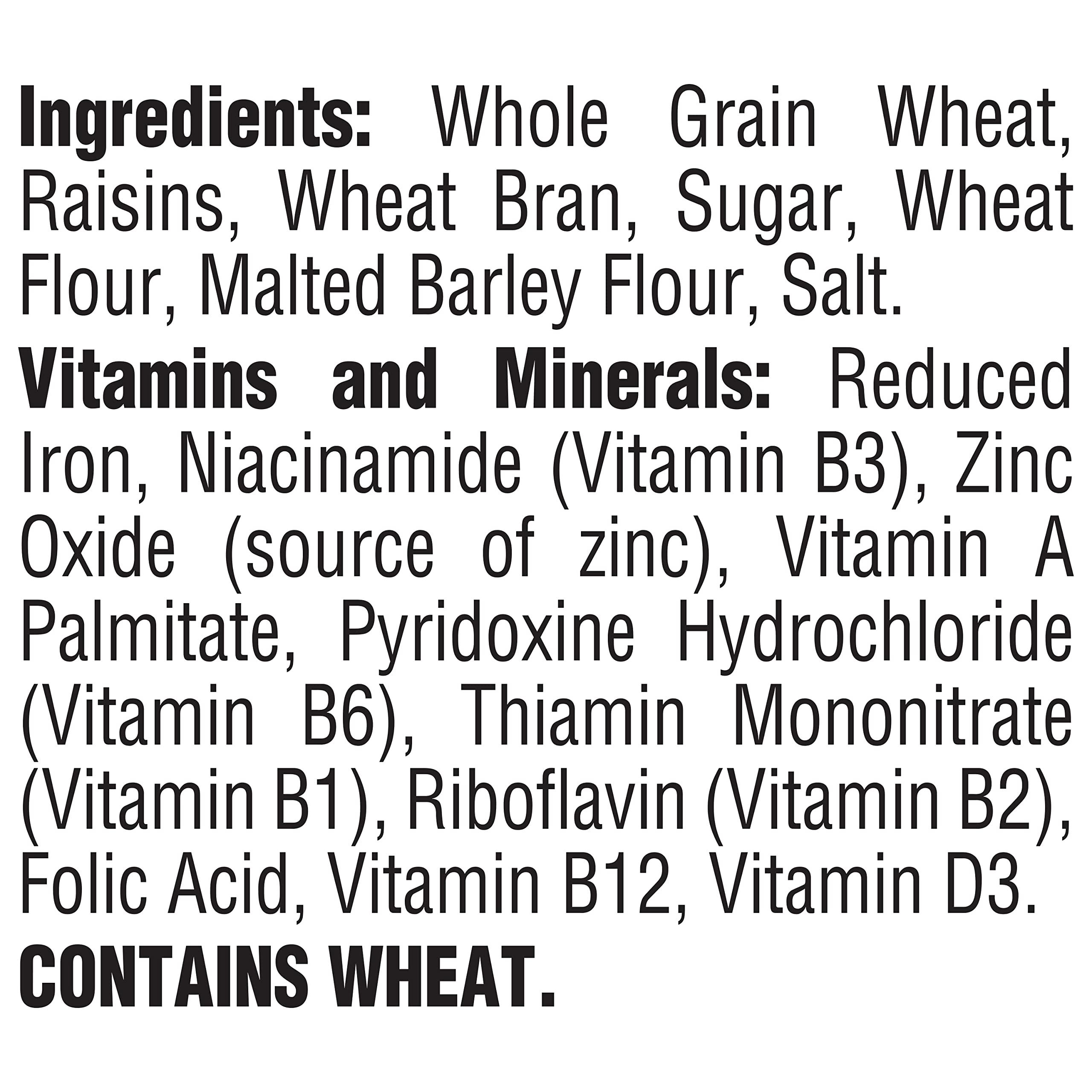 Post Raisin Bran®, Whole Grain Wheat & Bran Breakfast Cereal, Kosher, 16.6 Ounce - Image 3