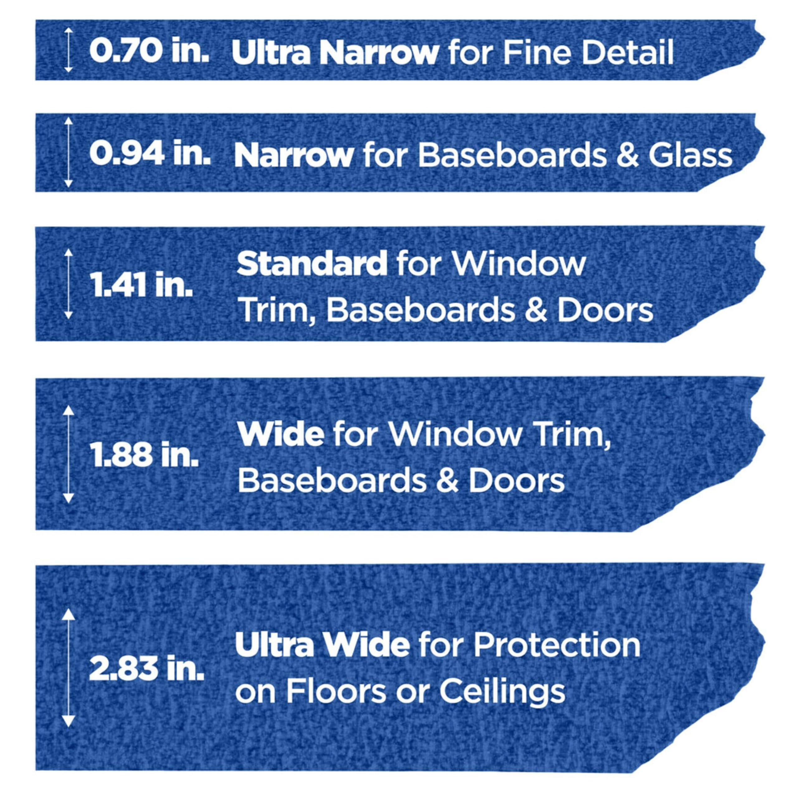 ScotchBlue Original Multi-Surface Painters Tape, 1 Inch Wide (0.94 in. x 60 Yds), 24 Rolls, Blue Paint Tape Protects Surfaces and Removes Easily, Masking Tape for Indoor and Outdoor Use (2090-24EC) - Image 5