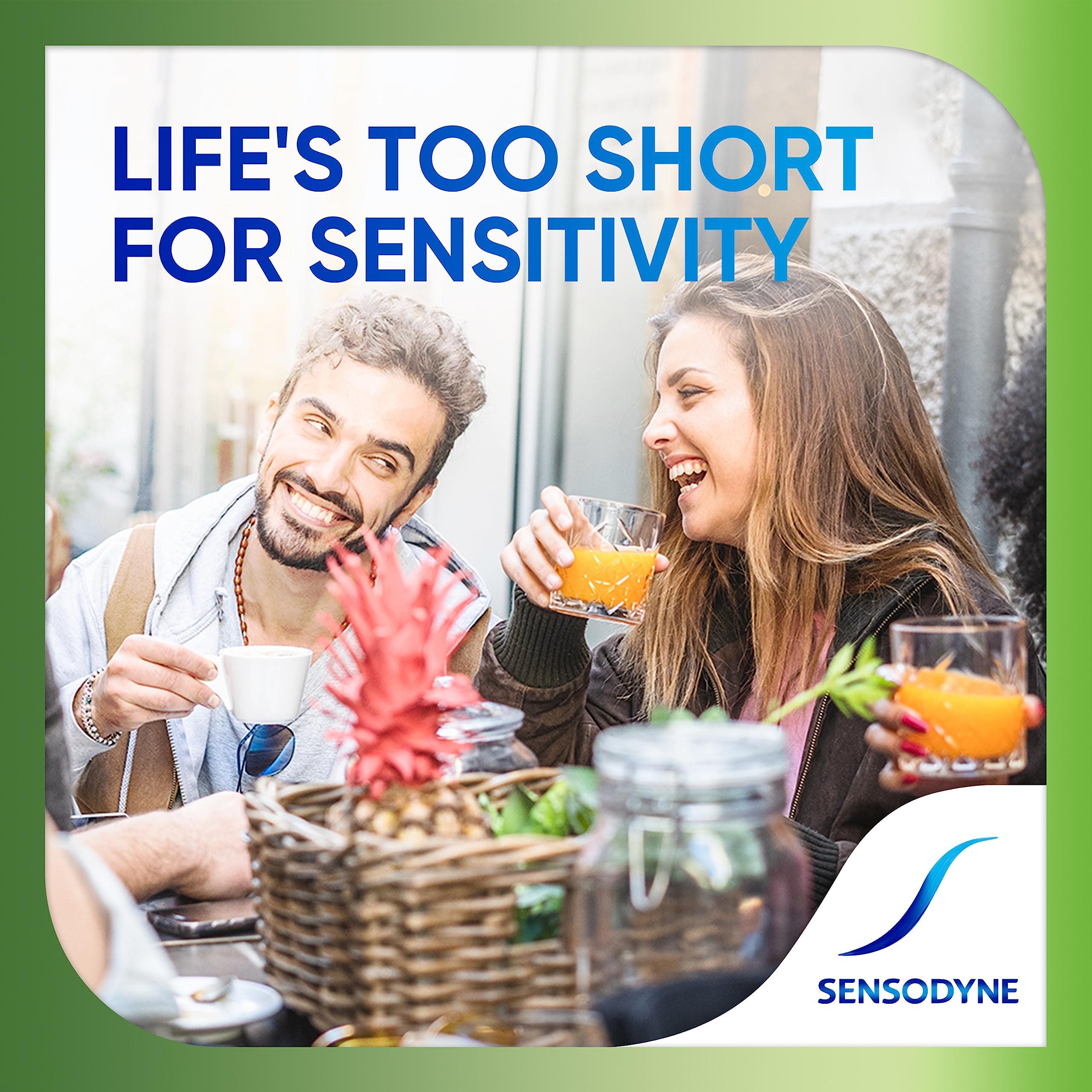 Sensodyne Fresh Mint Sensitive Toothpaste, ADA Accepted Toothpaste for Cavity Prevention and Sensitive Teeth Treatment - 4 Ounces (Pack of 2) - Image 3