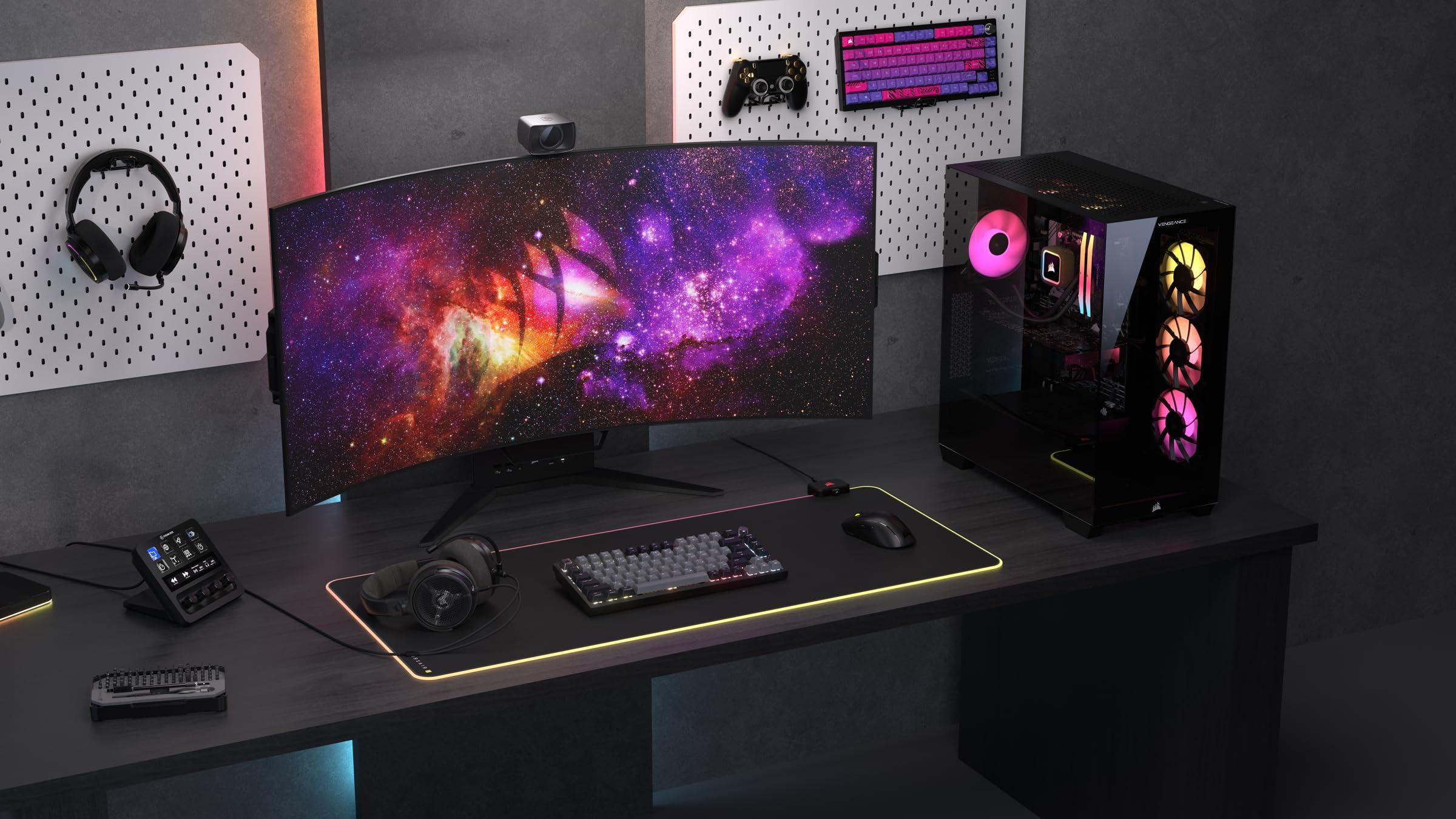 Corsair Vengeance i7500 Gaming PC – Liquid Cooled Intel Core i9-14900KF CPU – NVIDIA GeForce RTX 5080 GPU – 32GB Vengeance RGB DDR5 Memory – 2TB M.2 SSD – Black - Image 4