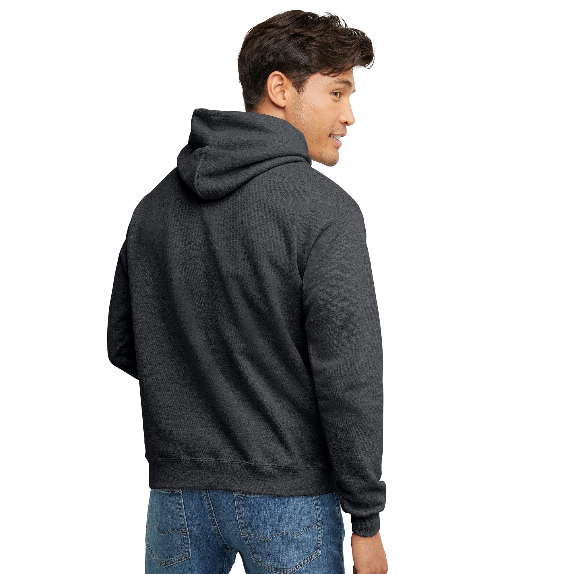 Hanes Men's EcoSmart Fleece Hoodie Sweatshirt - Image 3
