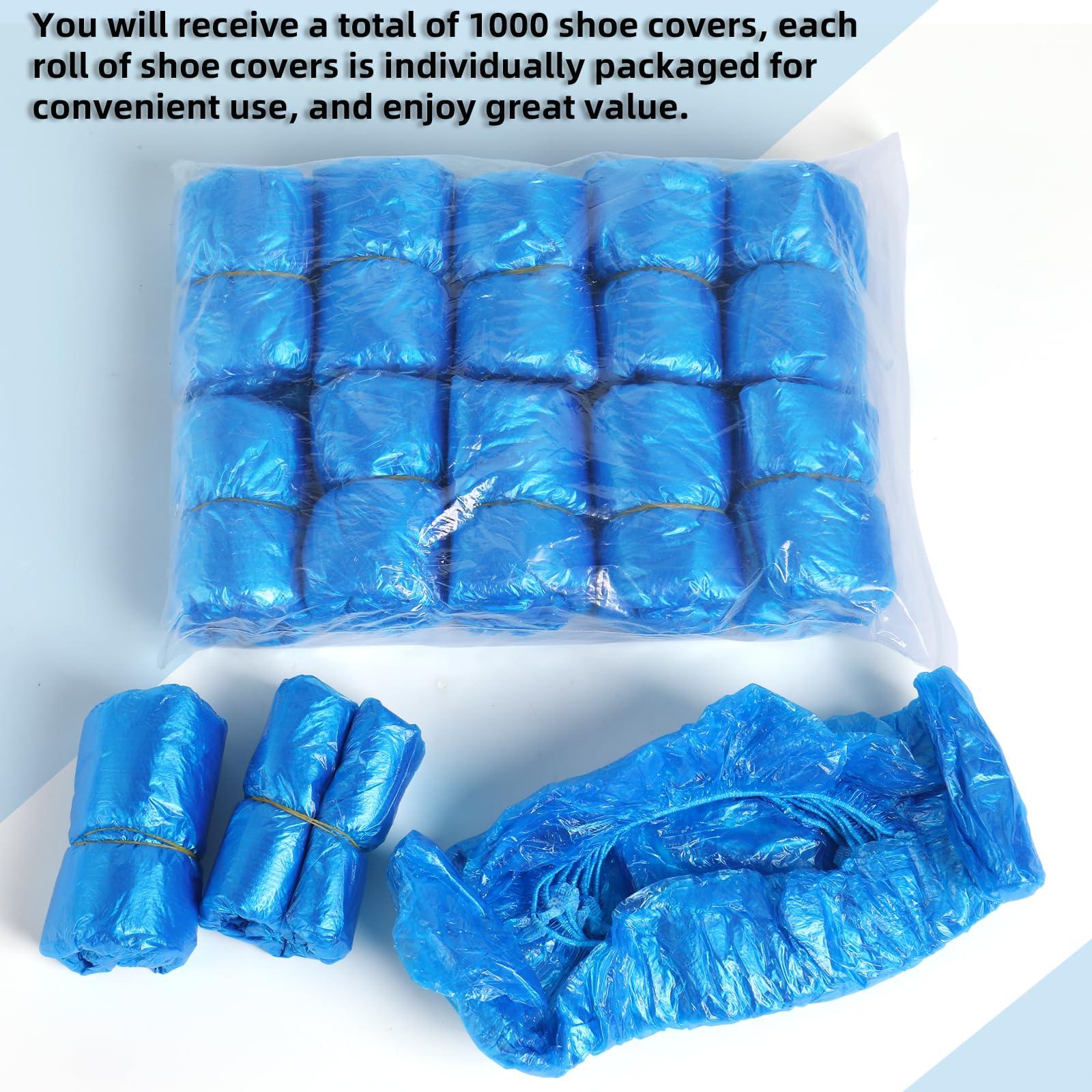 LYSHIYI 1000 Pcs Shoe Covers Disposable, Non-Slip, Reliable Shoe Covers for Indoors, 15.7'' Adjustable Size Great Value Boot Covers for Home, Hospitals, and Businesses - Image 5