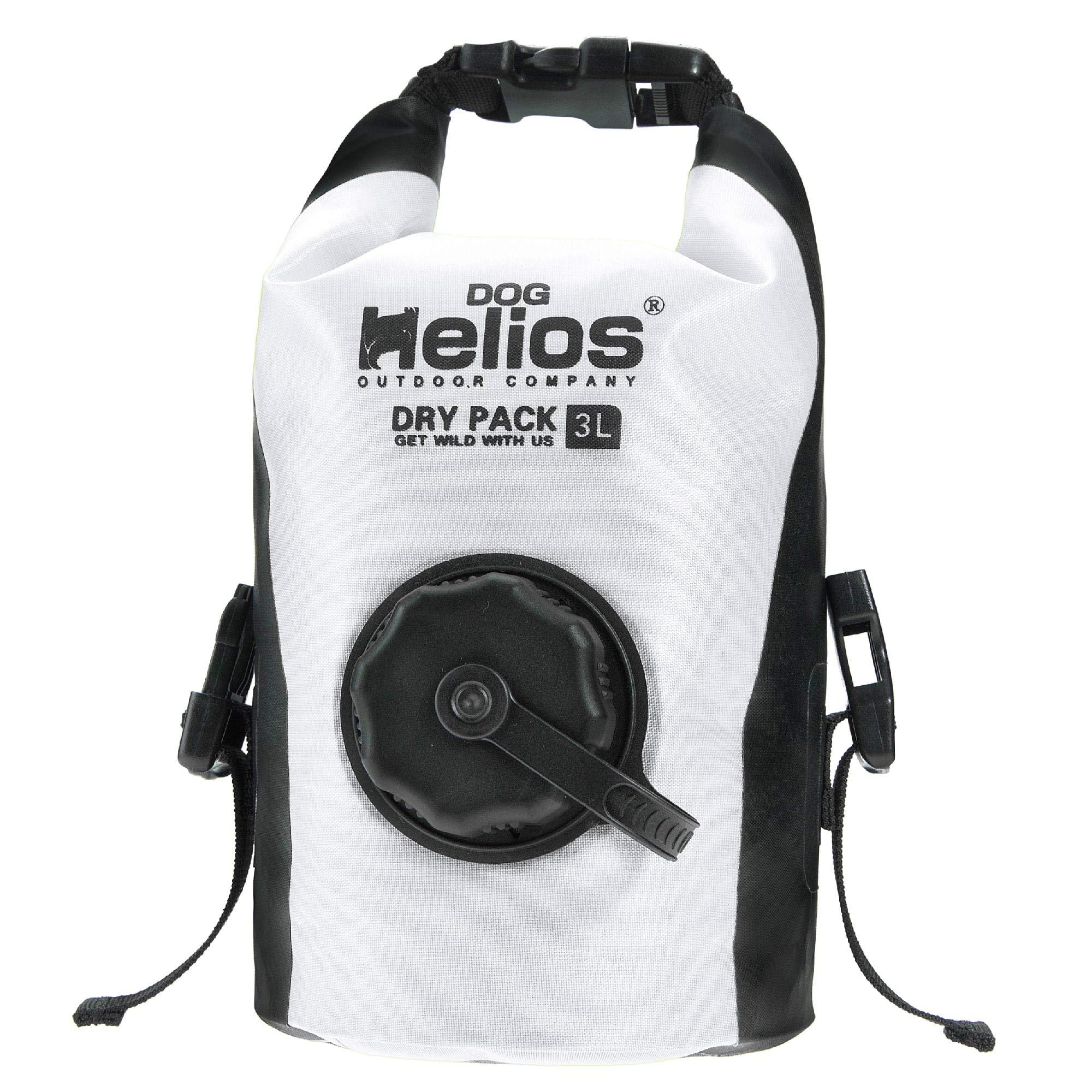 Dog Helios 'Grazer' Waterproof Outdoor Travel Dry Food Dispenser Bag, 3L, White - Image 1