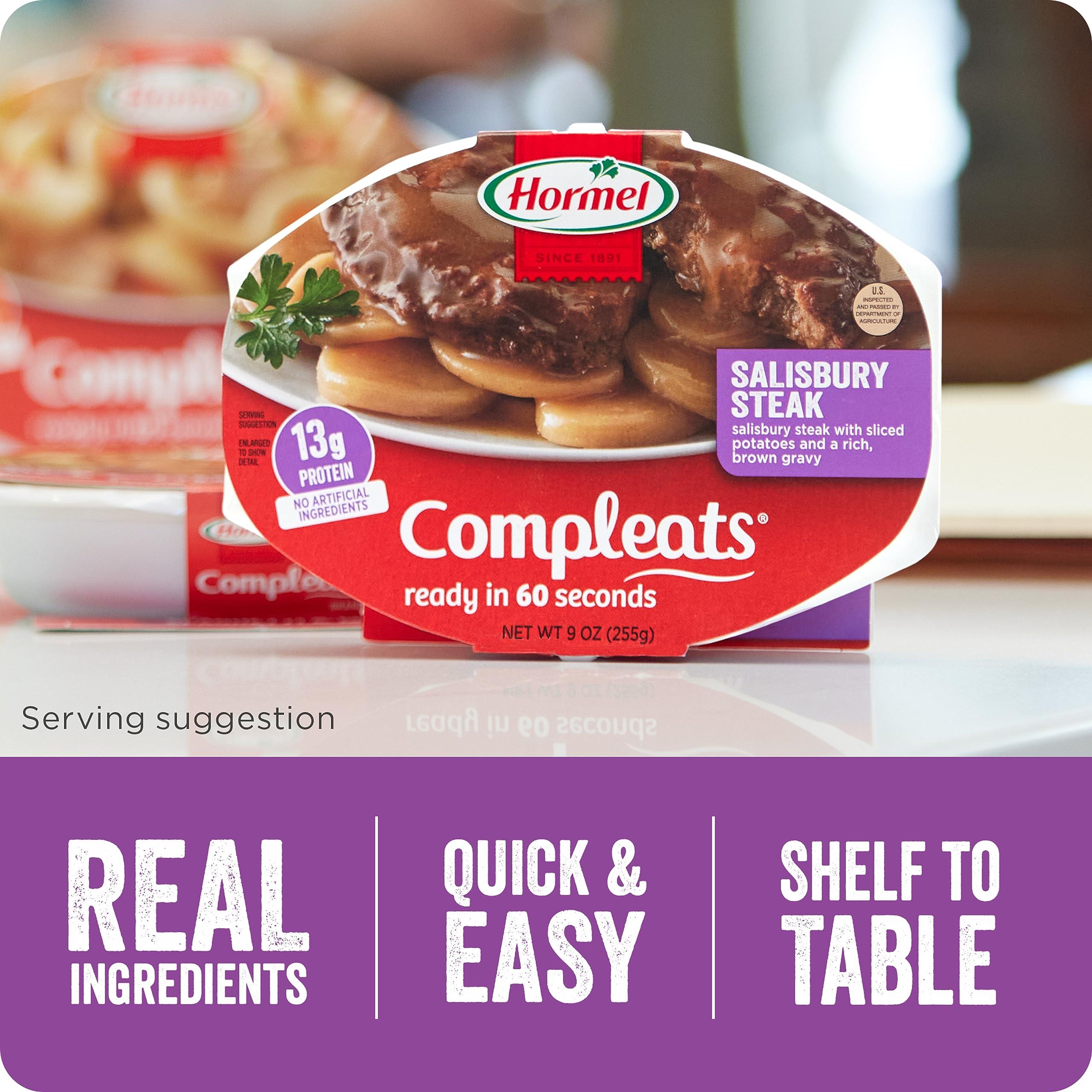 HORMEL COMPLEATS Salisbury Steak Microwave Tray, 9 oz. (6 Pack) - Image 4