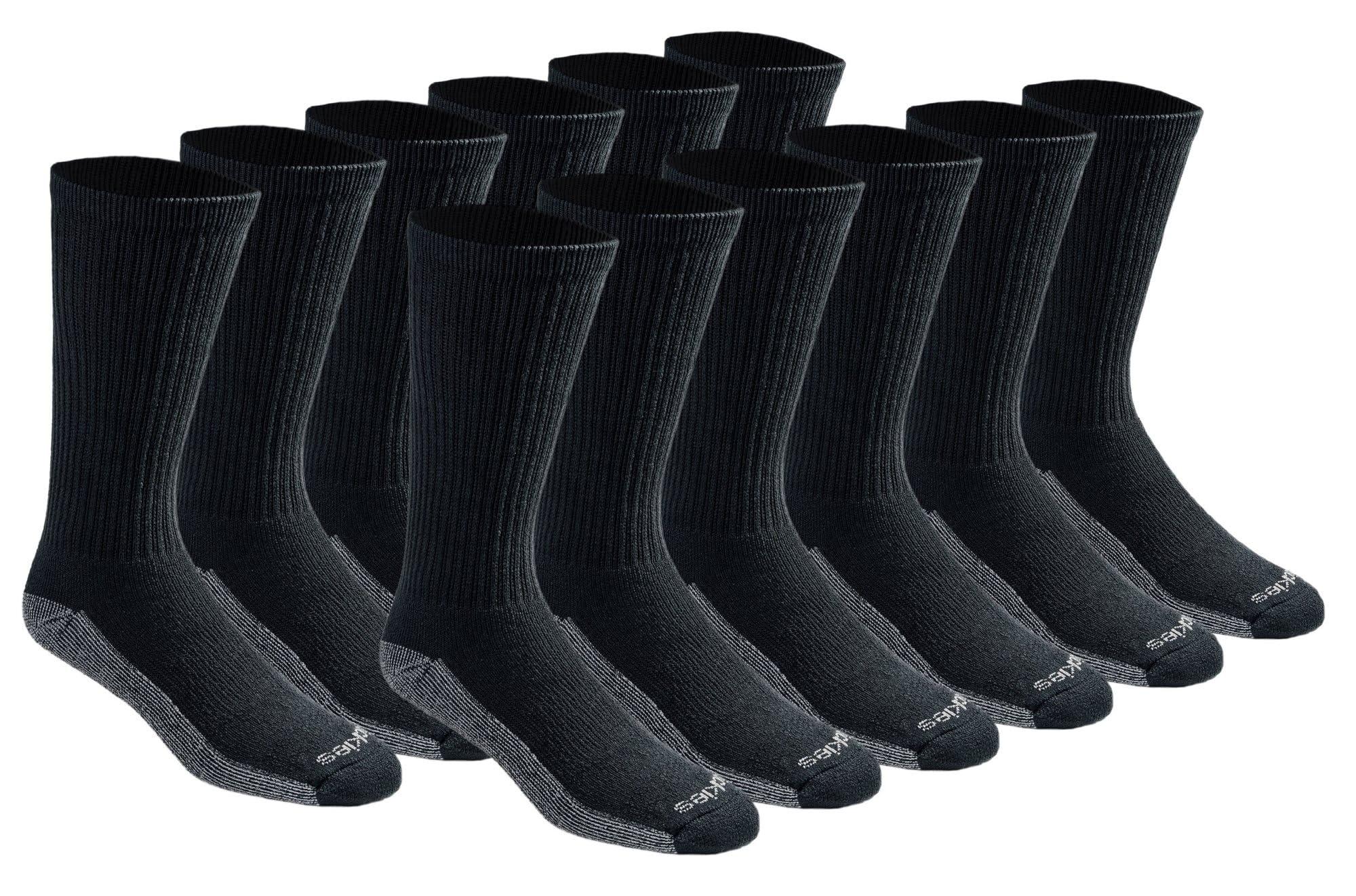 Dickies Men's Dri-Tech Original Moisture Control Crew Socks, Available in M-XXL (6, 12, 18 Pairs) - Image 1