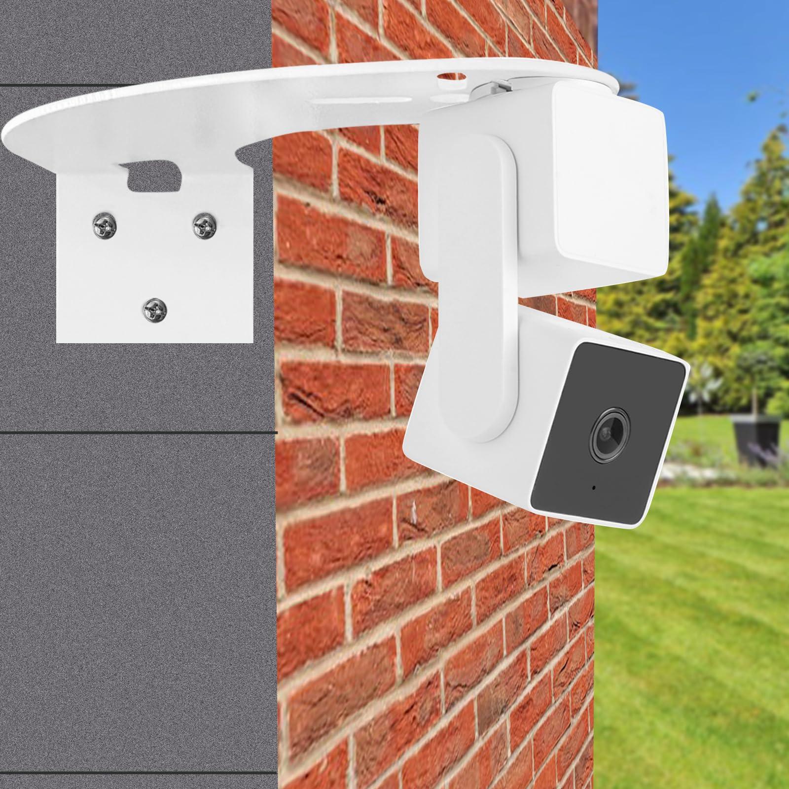 2Pack Corner Camera Wall Mount for Wyze Cam Pan V3/Wyze Cam V4,Maximum Coverage of 270° on Both Sides of The House,Reducing Blind Spots,Extended Corner Wall Mount Bracket for Wyze Cam - Image 6
