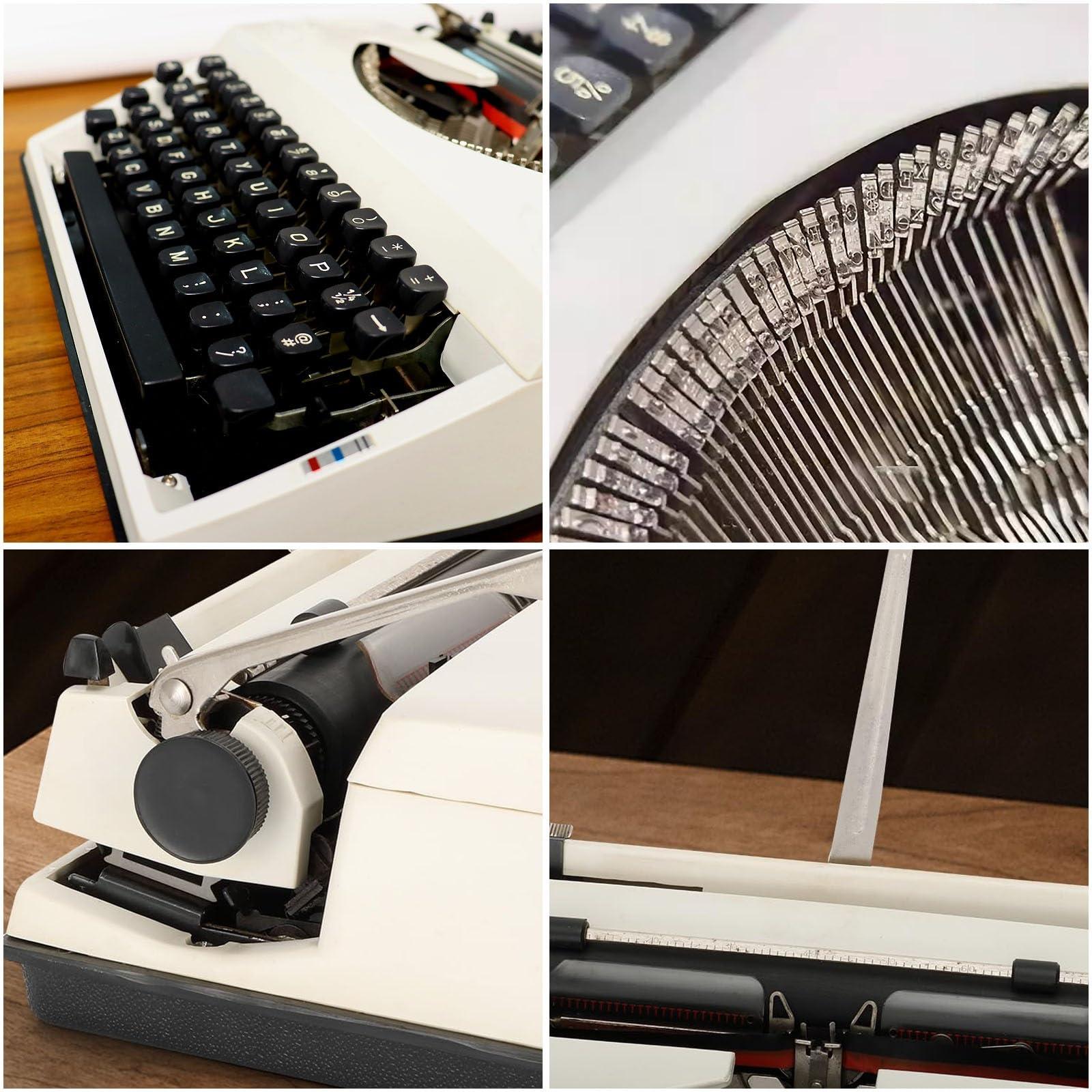 FQEXNFW Retro Style Manual Typewriter,Manual Traditional Typewriter,Classic Word Processor,Unable to Type,for Vintage Atmosphere Furnishings,Home,Window,Bookstore Furnishings Old Objects - Image 7