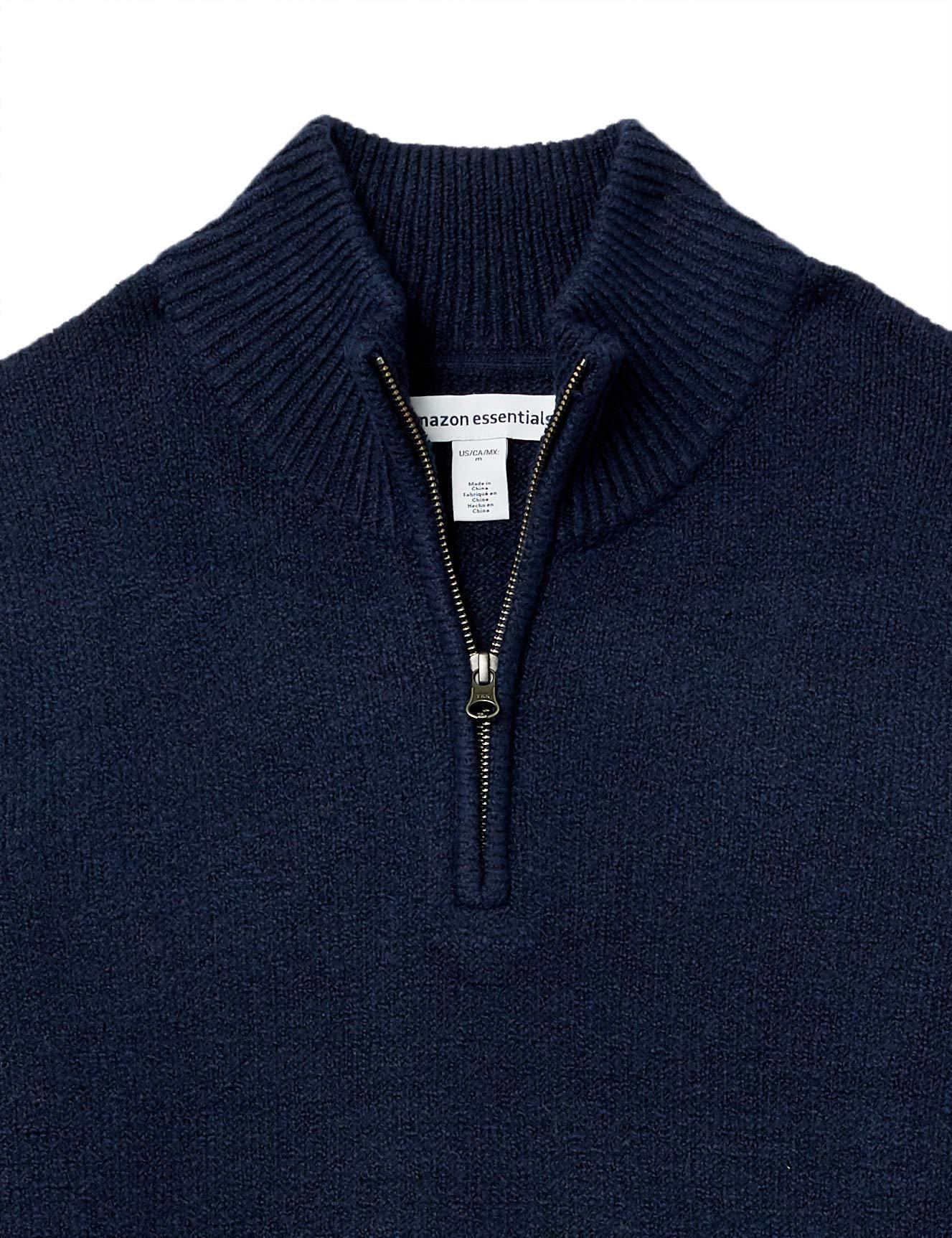 Amazon Essentials Men's Long-Sleeve Soft Touch Quarter-Zip Sweater - Image 6