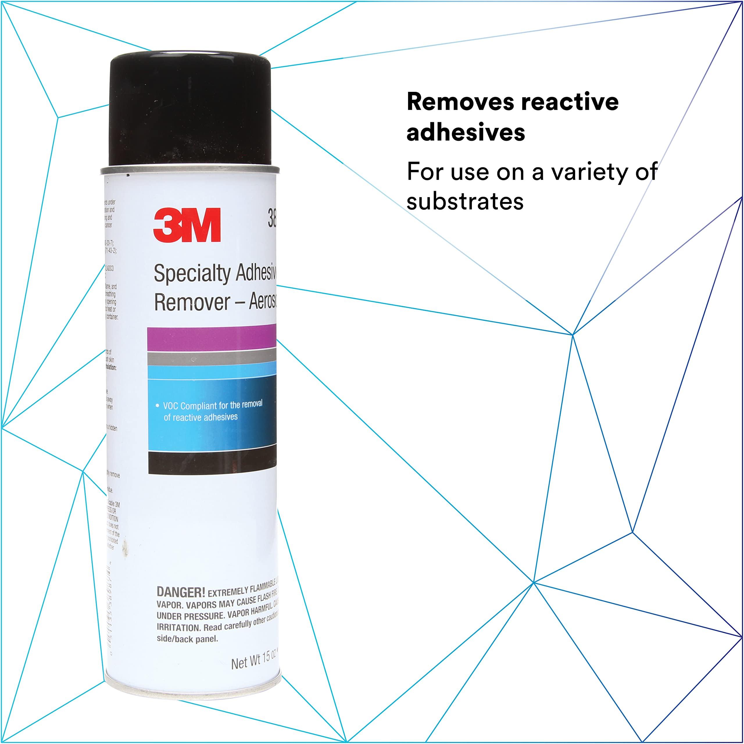 3M Specialty Adhesive Remover, 38987, Solvent-Based, Removes Reactive Adhesives, 15 fl oz - Image 3