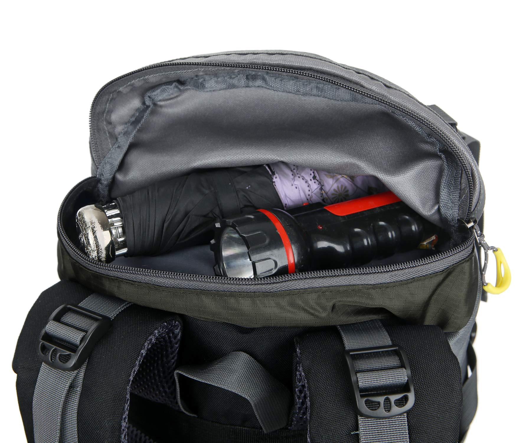 WoneNice 50L(45+5) Waterproof Hiking Backpack - Outdoor Sport Daypack with Rain Cover - Image 6