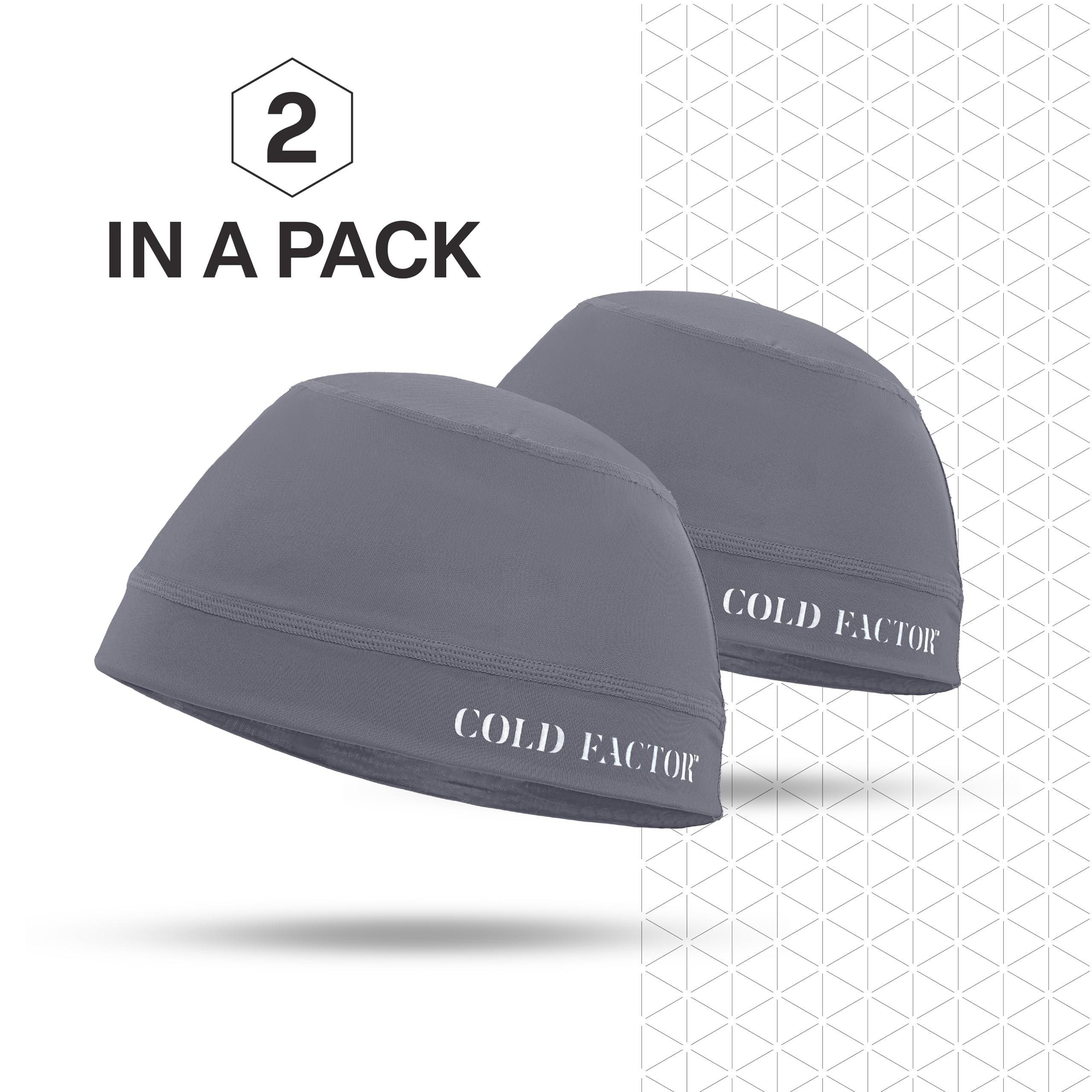 COLD FACTOR Instant Cooling Skull Cap and Helmet Liner 2 Pack | UPF 50+ | Chemical-Free Evaporative Cooling | Lasts 2+ Hours - Image 2
