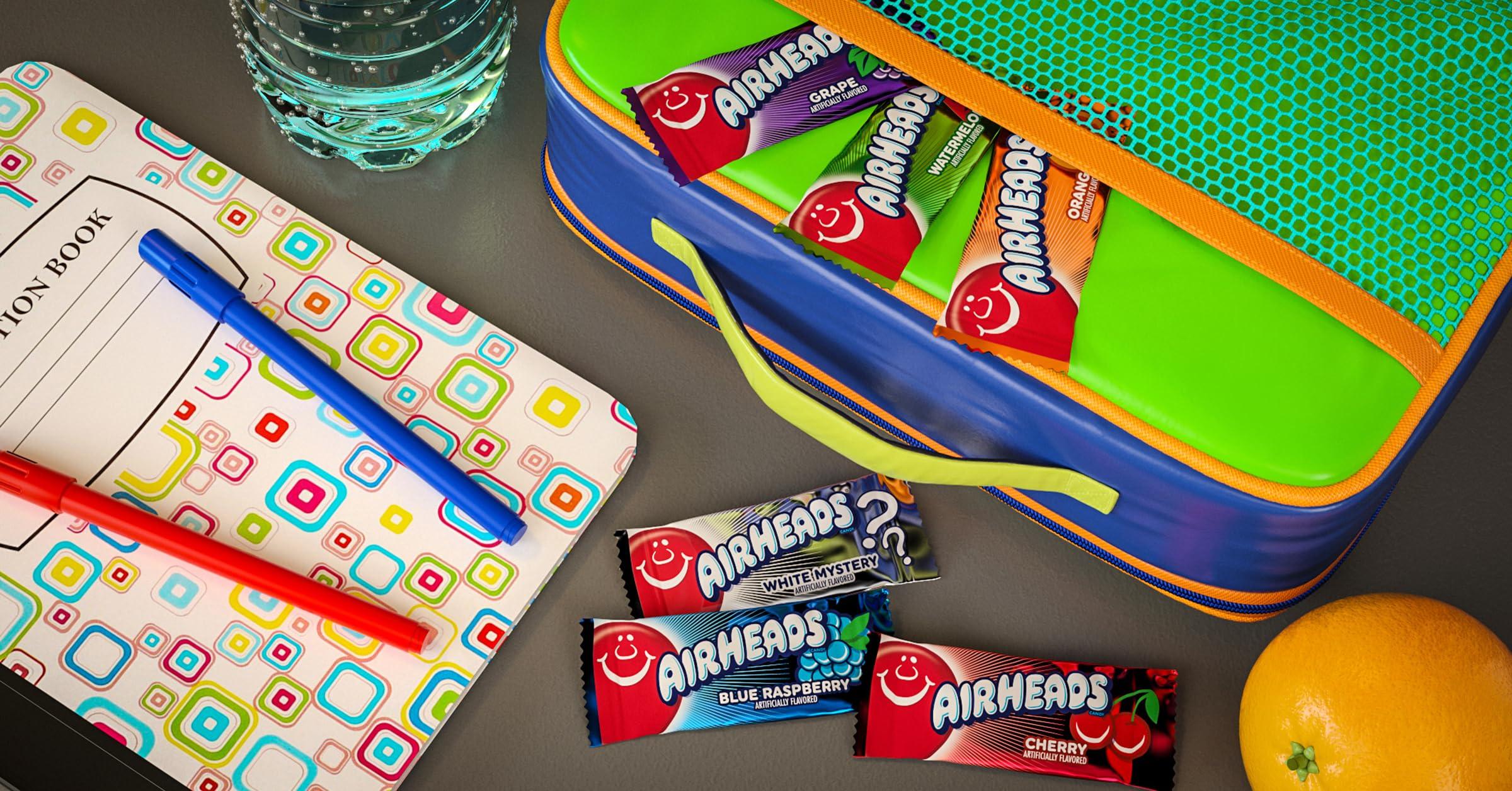 Airheads Candy Bars, Variety Bulk Box, Chewy Full Size Fruit Taffy, Gifts, Holiday, Parties, Concessions, Pantry, Non-Melting, Party, 60 Individually Wrapped Full Size Bars - Image 8