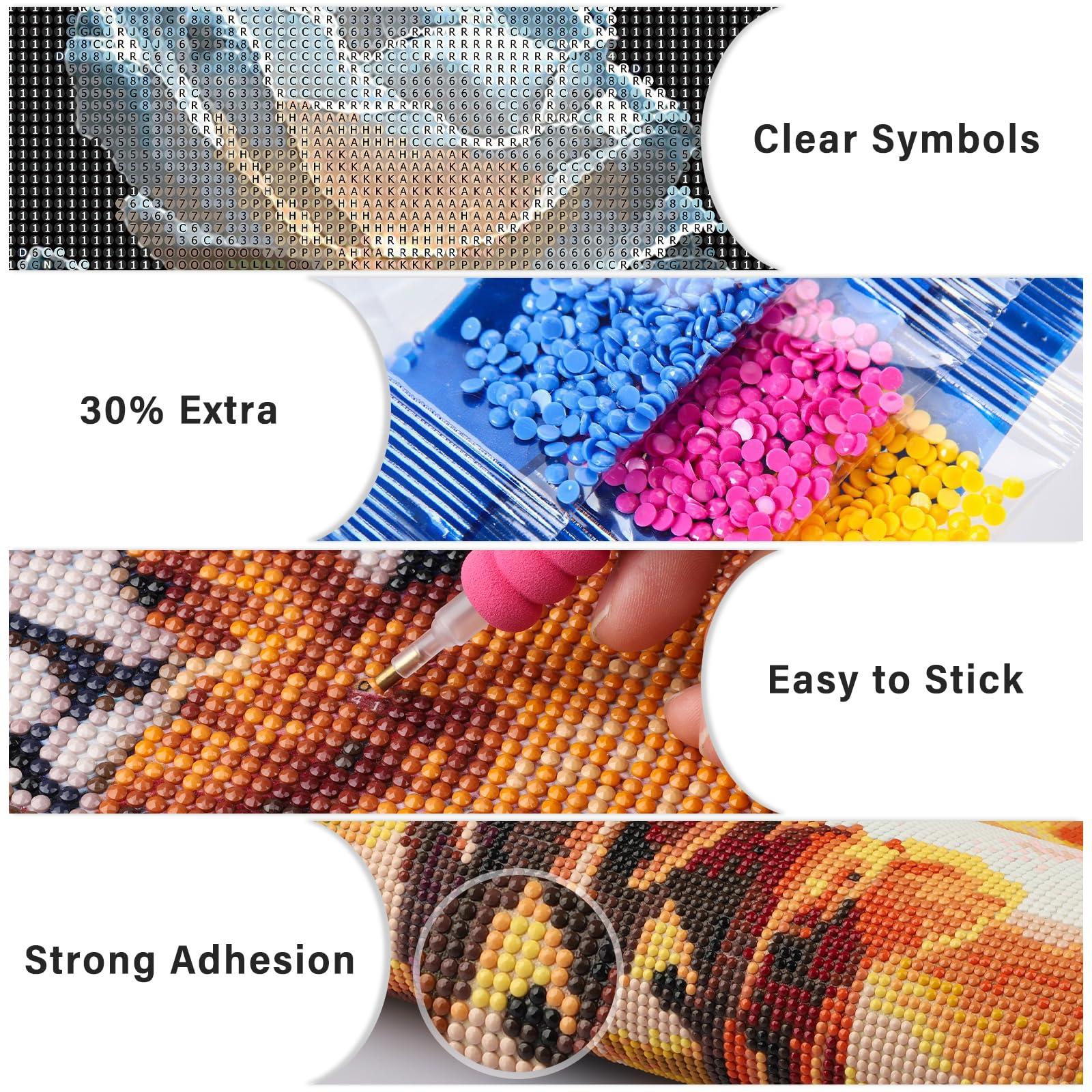 Lxmsja High Heel Diamond Art Kits for Adults, Flower DIY Full Drill Diamond Painting Kits for Beginners, 5D Gem Art Crafts for Adults, Home Wall Decor 12x16 inch - Image 4