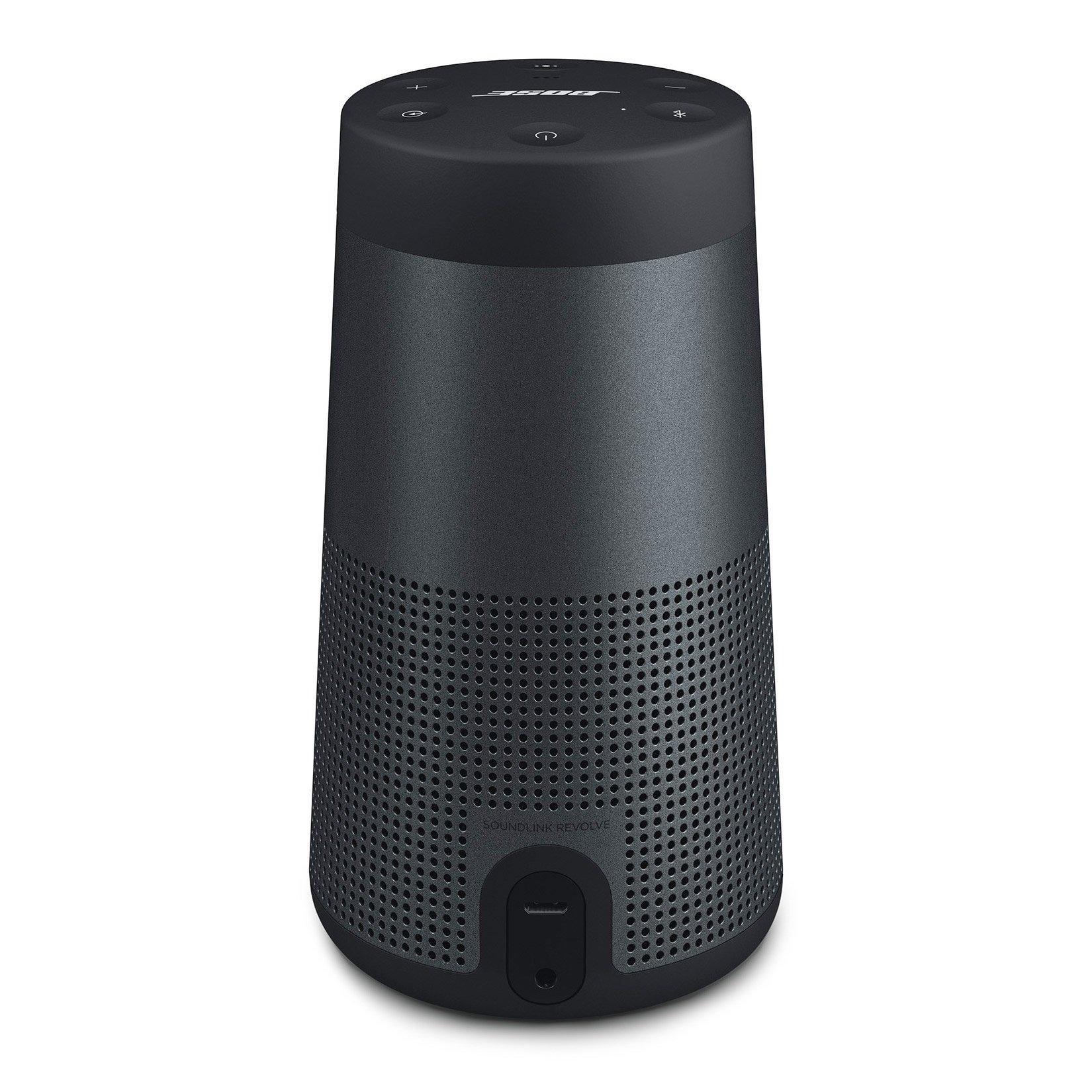 Bose The SoundLink Revolve, The Portable Bluetooth Speaker with 360 Wireless Surround Sound, Triple Black - Image 5