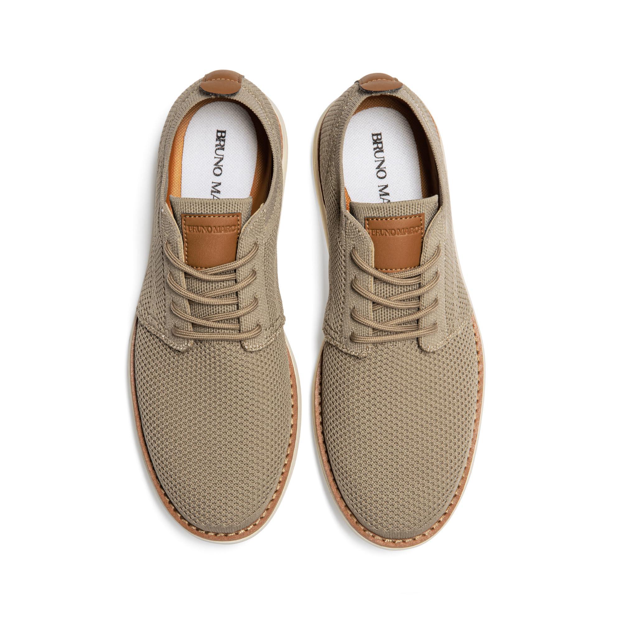 Bruno Marc Men's KnitFlex Breeze Mesh Sneakers Oxfords Lace-Up Lightweight Casual Walking Shoes - Image 3