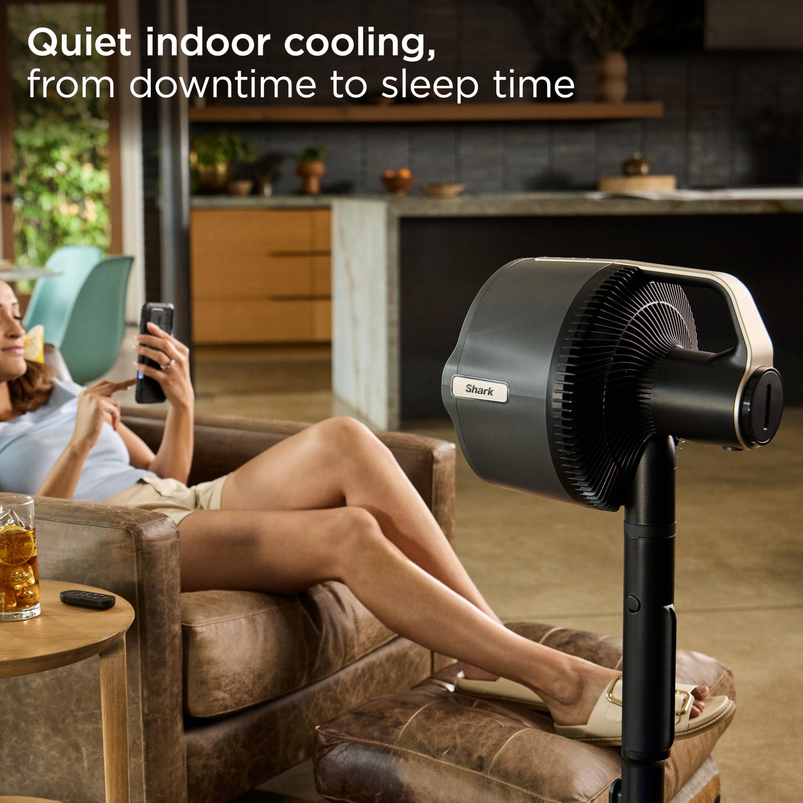 Shark FlexBreeze Pro Mist Fan — Indoor & Outdoor, Integrated Misting, Pedestal to Tabletop, Corded or Cordless, Up to 24-Hr Battery, Oscillating, Charcoal Grey, FA302 (2025 Release) - Image 5