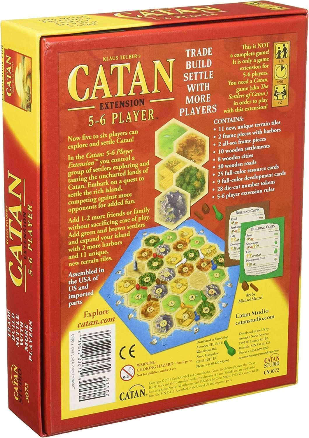 CATAN Board Game Extension Allowing a Total of 5 to 6 Players for The CATAN Board Game | Family Board Game | Board Game for Adults and Family | Adventure Board Game | Made by Catan Studio - Image 4