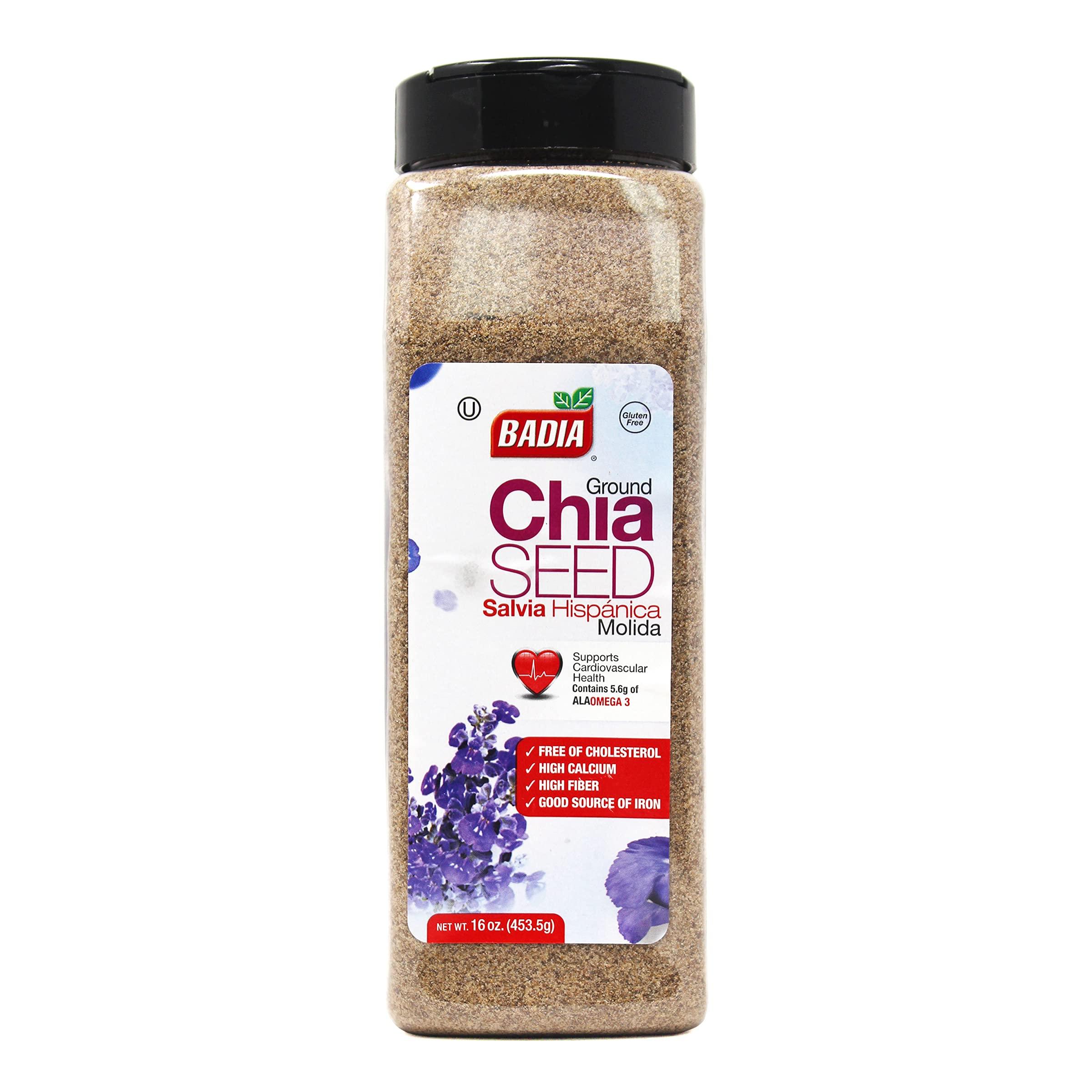 Badia Ground Chia Seeds, 16 oz (Pack of 4) – Superfood for Smoothies & Cooking – Source of Fiber, Omega-3 & Protein - Image 3