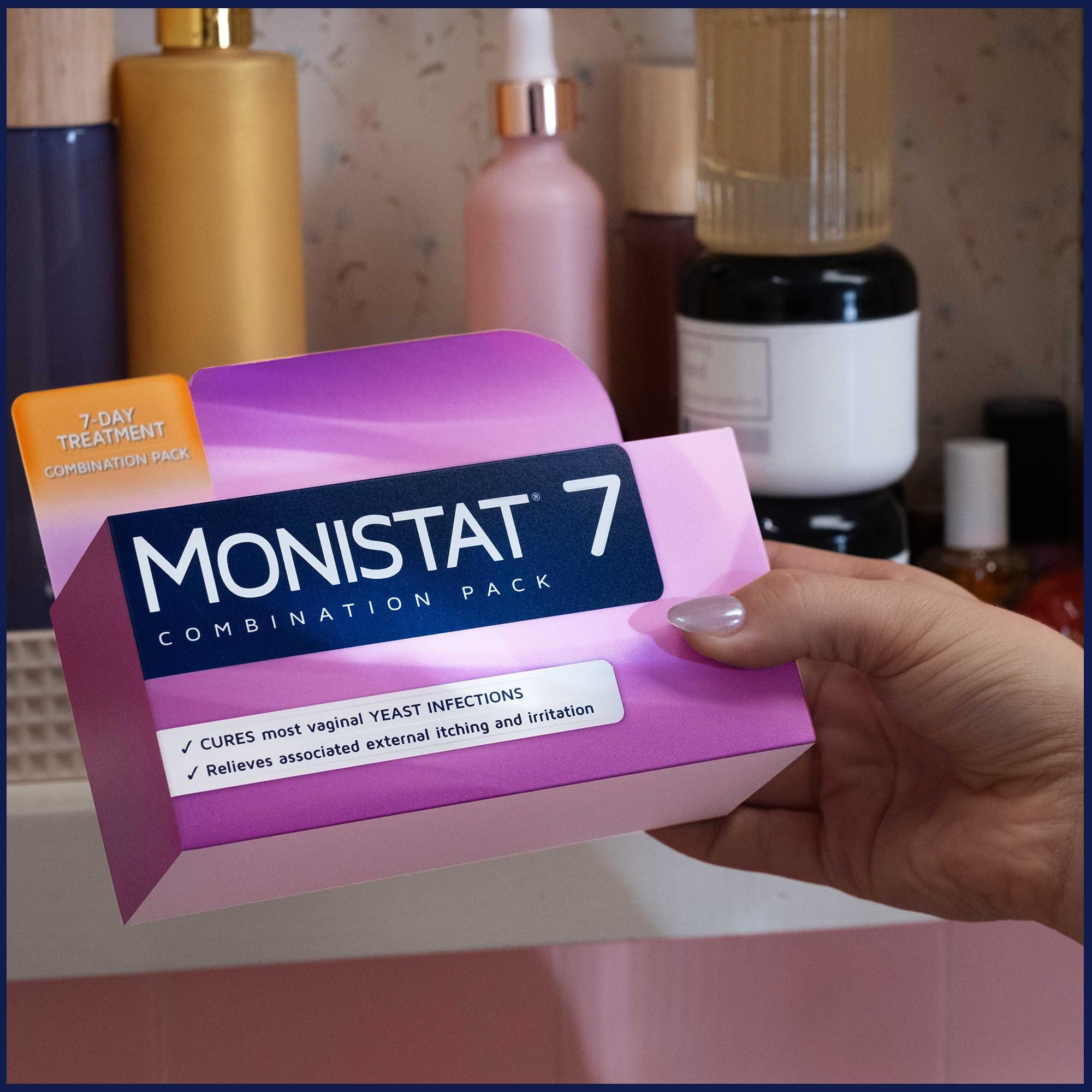 Monistat 7 Day Yeast Infection Treatment for Women, 7 Miconazole Cream Applications with Disposable Applicators + 10 fl oz Boric Acid Feminine Cleanser - Image 6