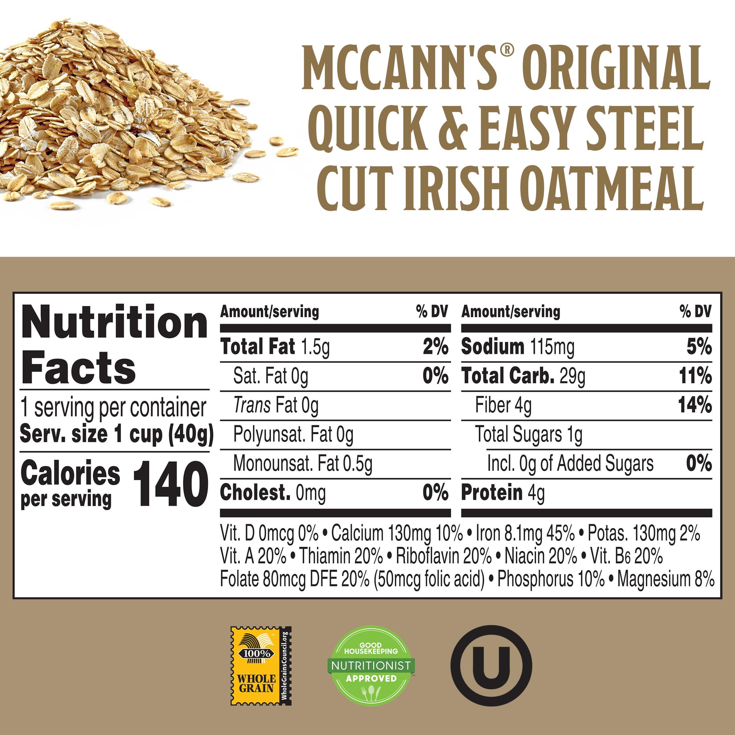 McCann's Irish Oatmeal Instant Oatmeal Cup, Original, 1.4 Ounce (Pack of 12) - Image 2