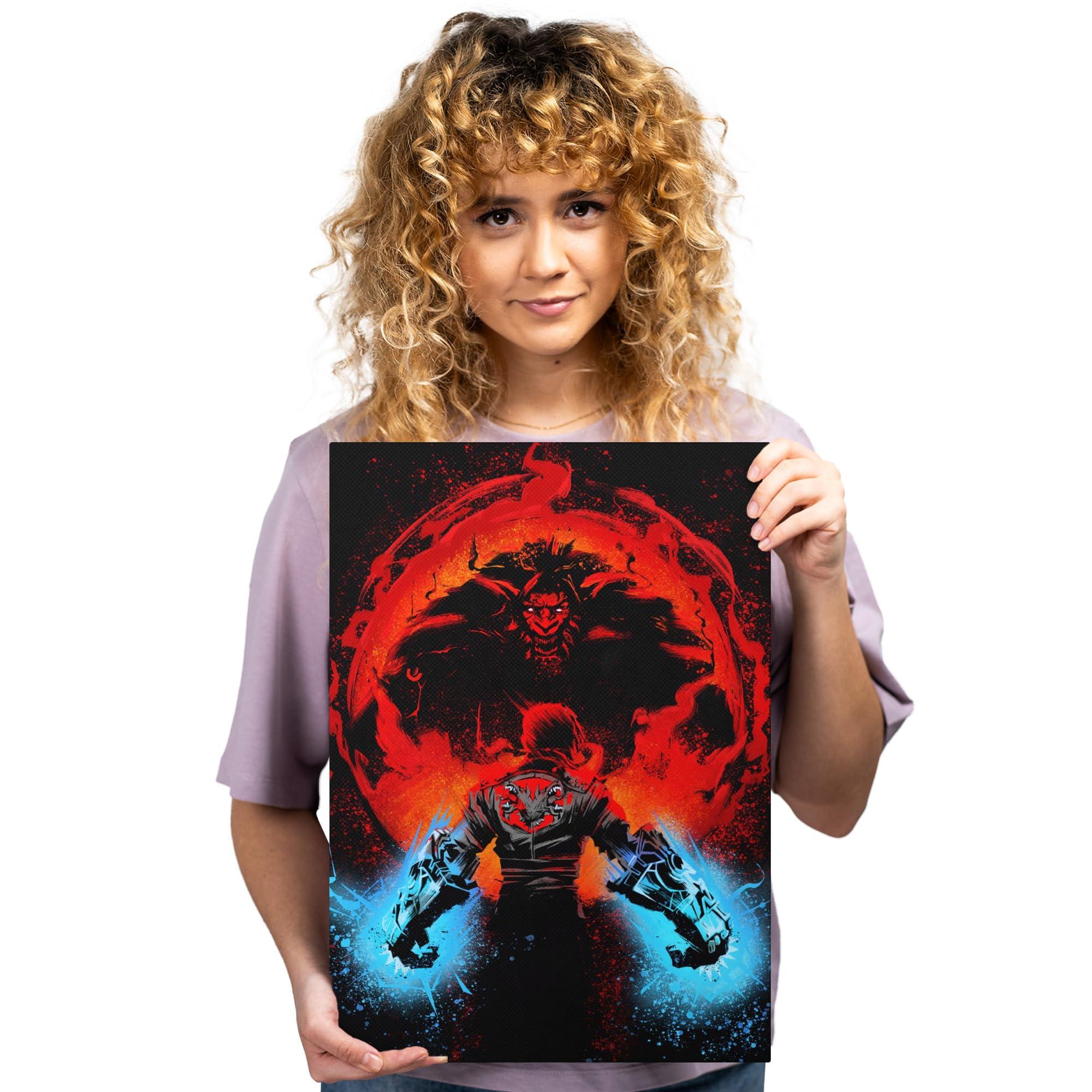 Displate Official Arcane Metal Poster Magnetic Mounting Included Licensed Artwork Modern Wall Decor Mercy Poster 17.7" x 12.6" - Image 2