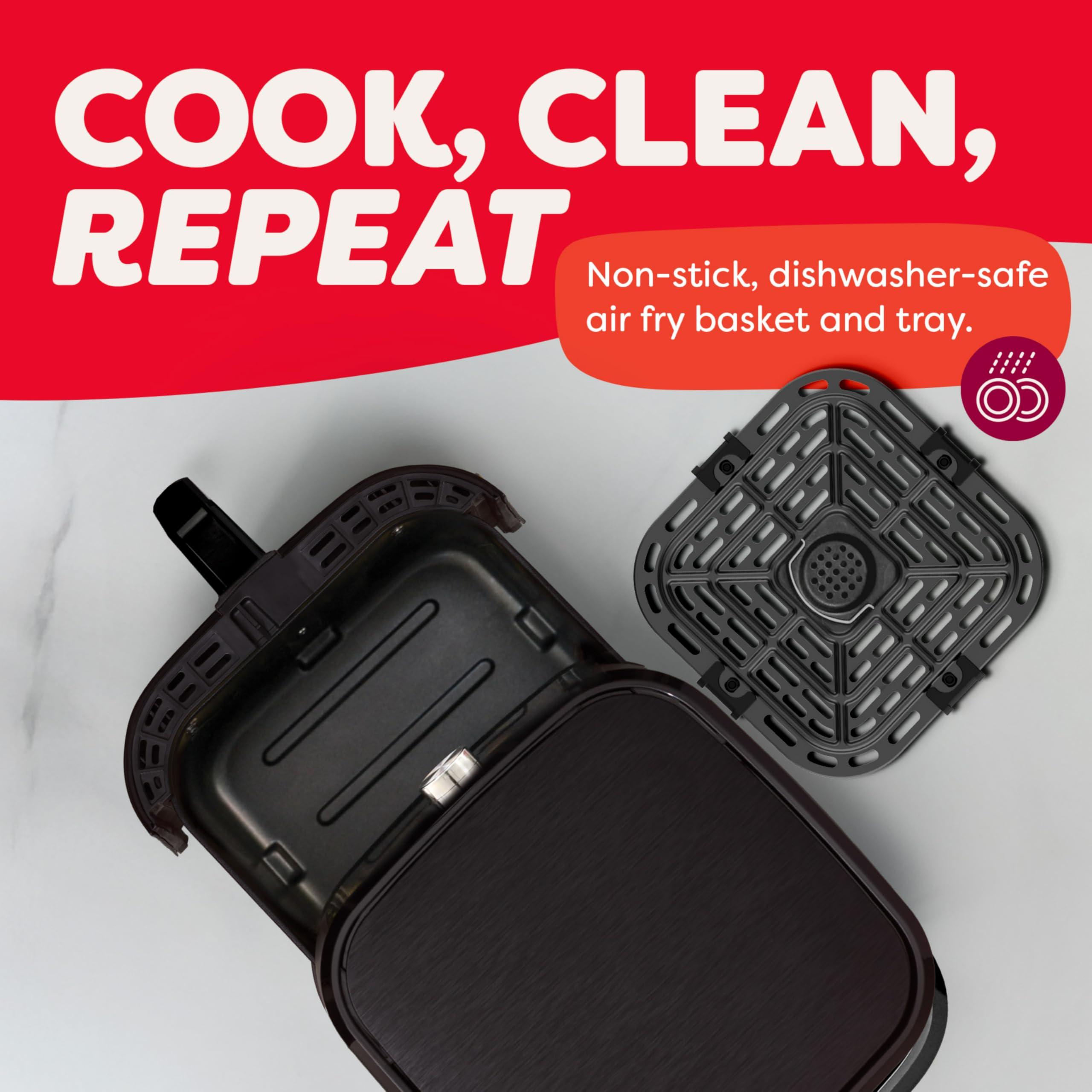 Instant Pot Vortex 6QT XL Air Fryer, 4-in-1 Functions that Crisps, Roasts, Reheats, Bakes for Quick Easy Meals, 100+ In-App Recipes, is Dishwasher-Safe, from the Makers of Instant Pot, Black - Image 9