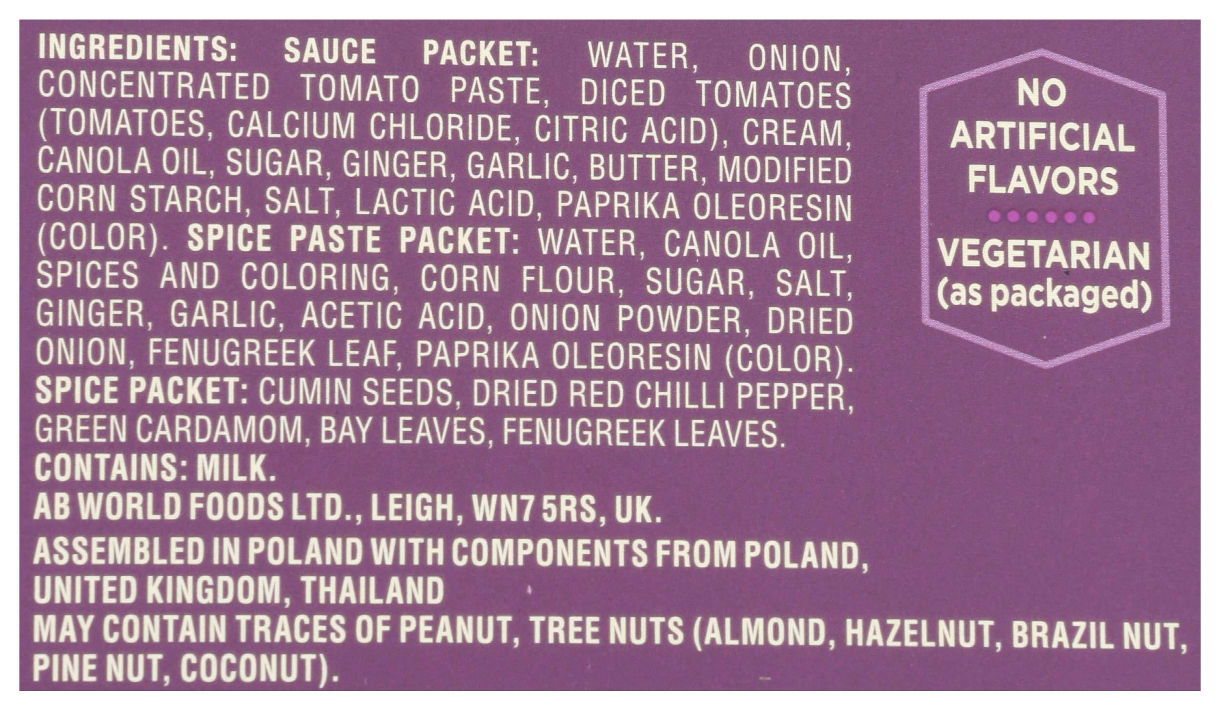 Patak's Butter Chicken Curry Sauce Kit 3-Step, 11 Fl Oz - Image 4