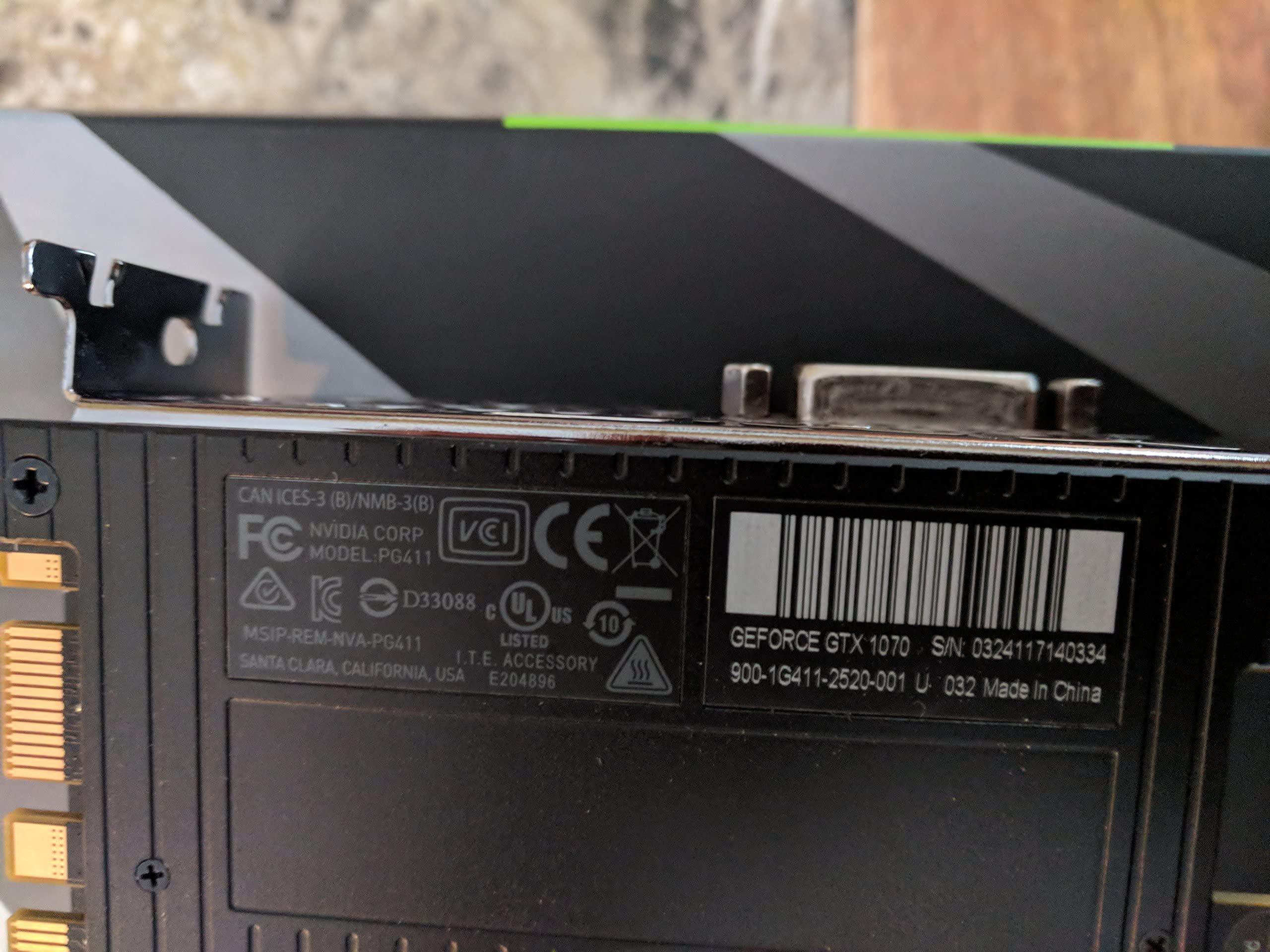 Nvidia GeForce GTX 1070 Founders Edition (Renewed) - Image 4