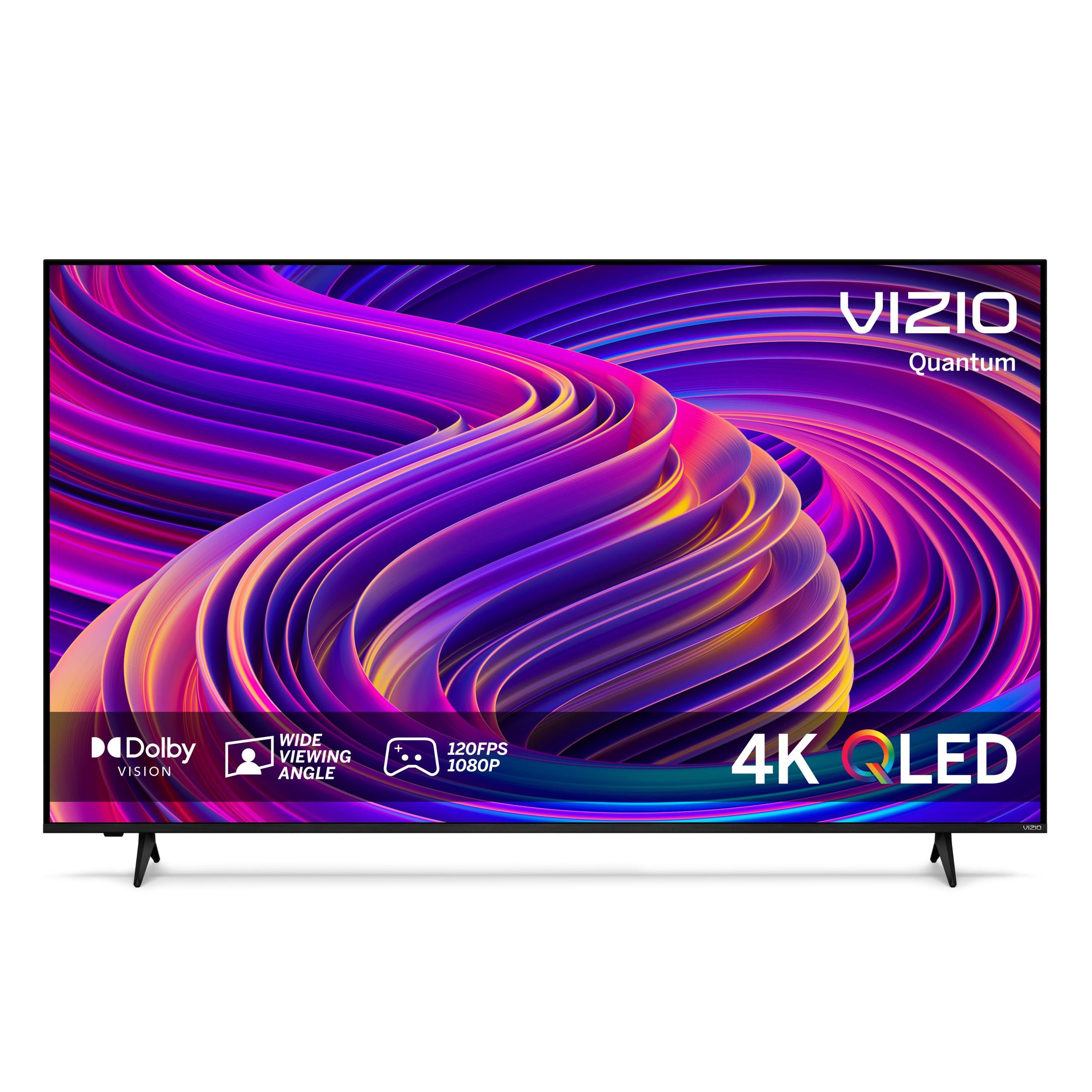 VIZIO 75-inch Quantum 4K QLED Smart TV with Dolby Vision, 120FPS @ 1080p PC Gaming, WiFi 6, Bluetooth Headphone Capable, Apple AirPlay, Chromecast Built-in (New)- M75Q6-L4