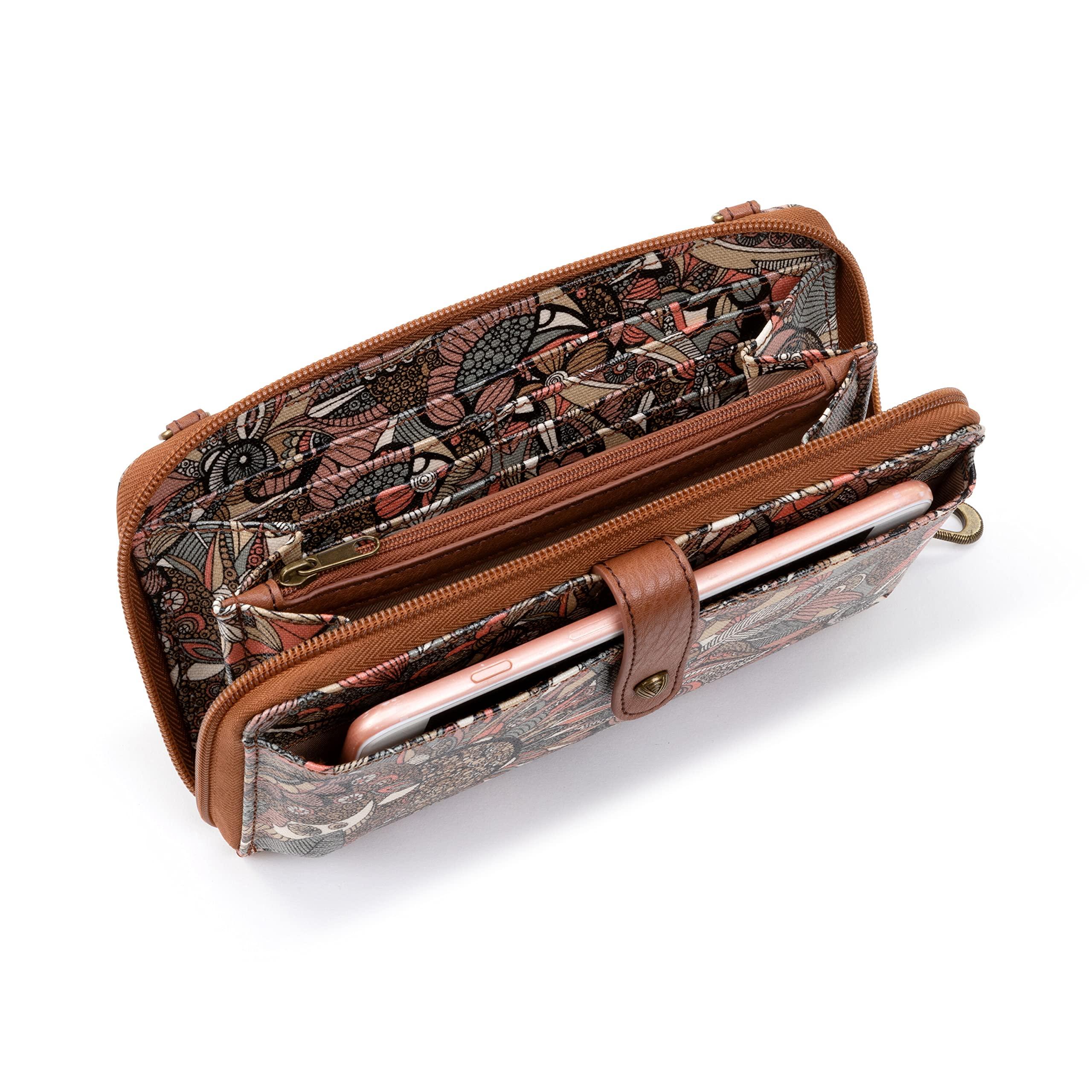 Sakroots Artist Circle Smartphone Crossbody in Eco Twill, Detachable Wristlet Strap - Image 4