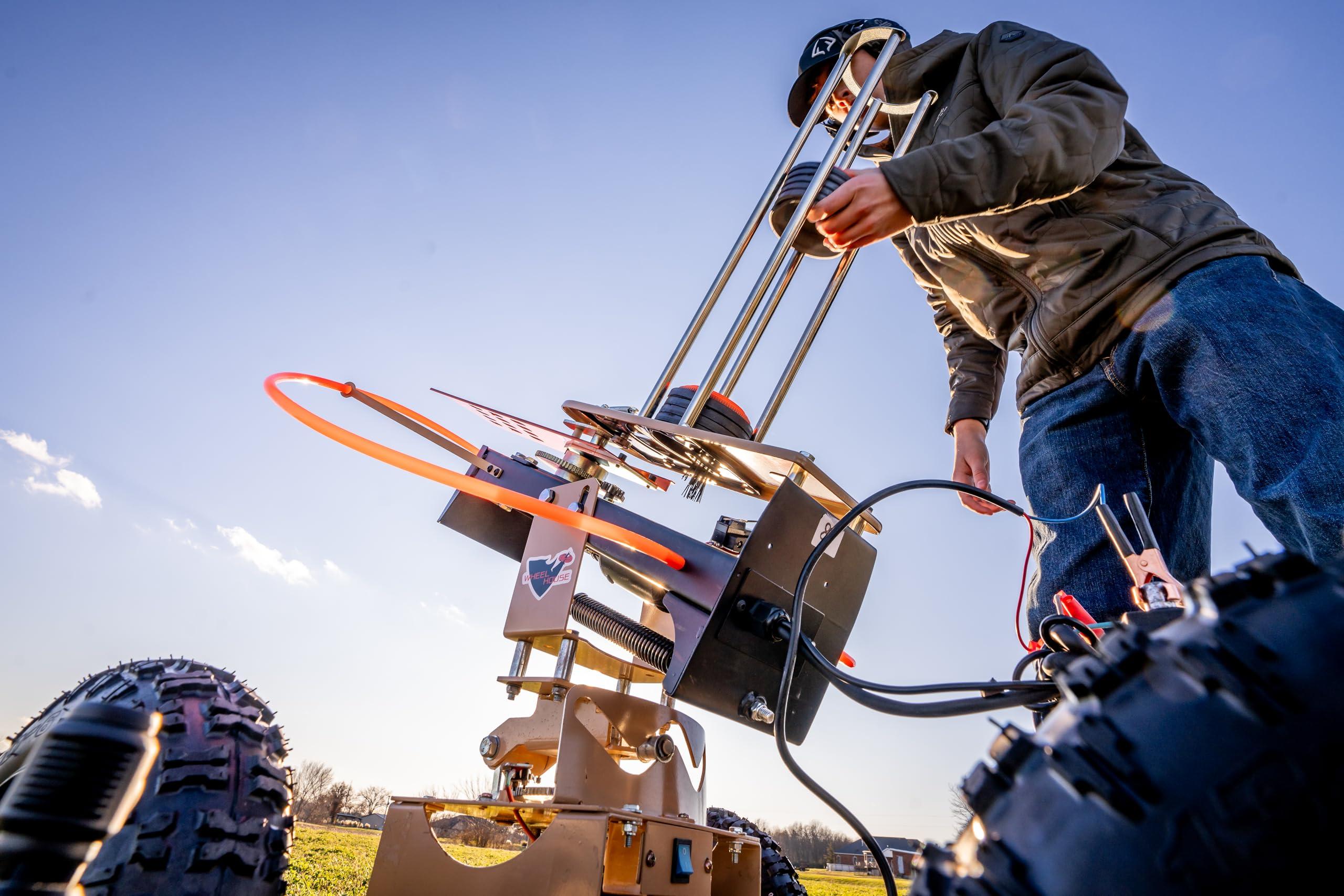 Do All Outdoors Wheelhouse Automatic Clay Pigeon Thrower - Skeet Thrower Machine with Wobbler Kit and Wireless Remote Launch Controller - Image 5