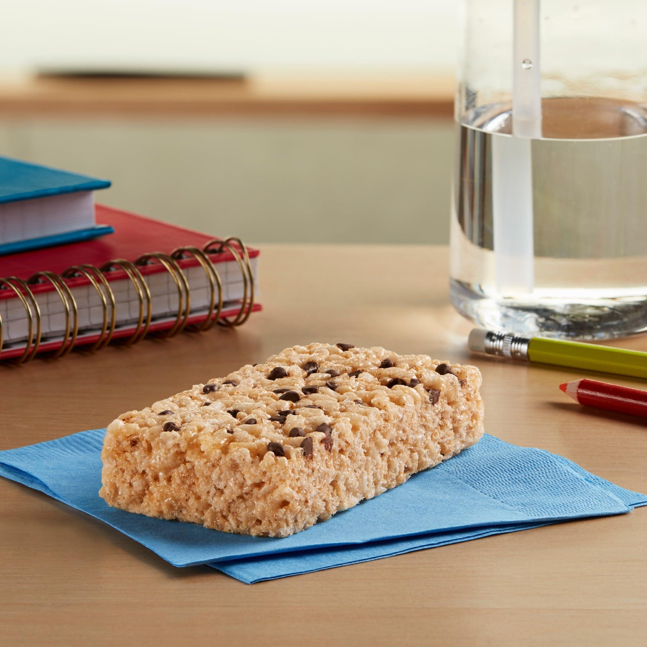 Rice Krispies Treats Marshmallow Snack Bars, Made with Whole Grain, Kids Snacks, Chocolatey Chip (80 Bars) - Image 4