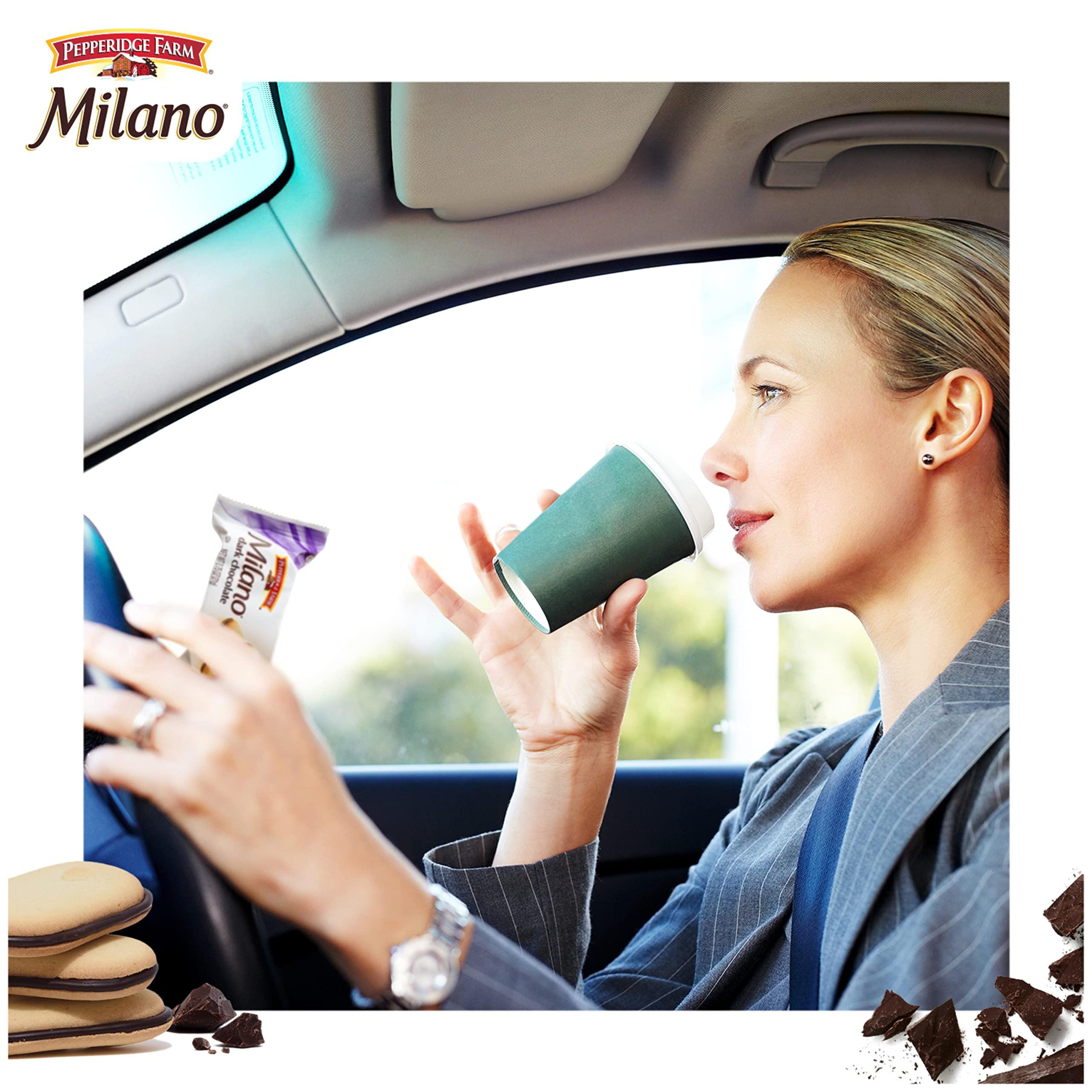 Pepperidge Farm Milano Cookies, Dark Chocolate, 20 Packs, 2 Cookies per Pack - Image 5