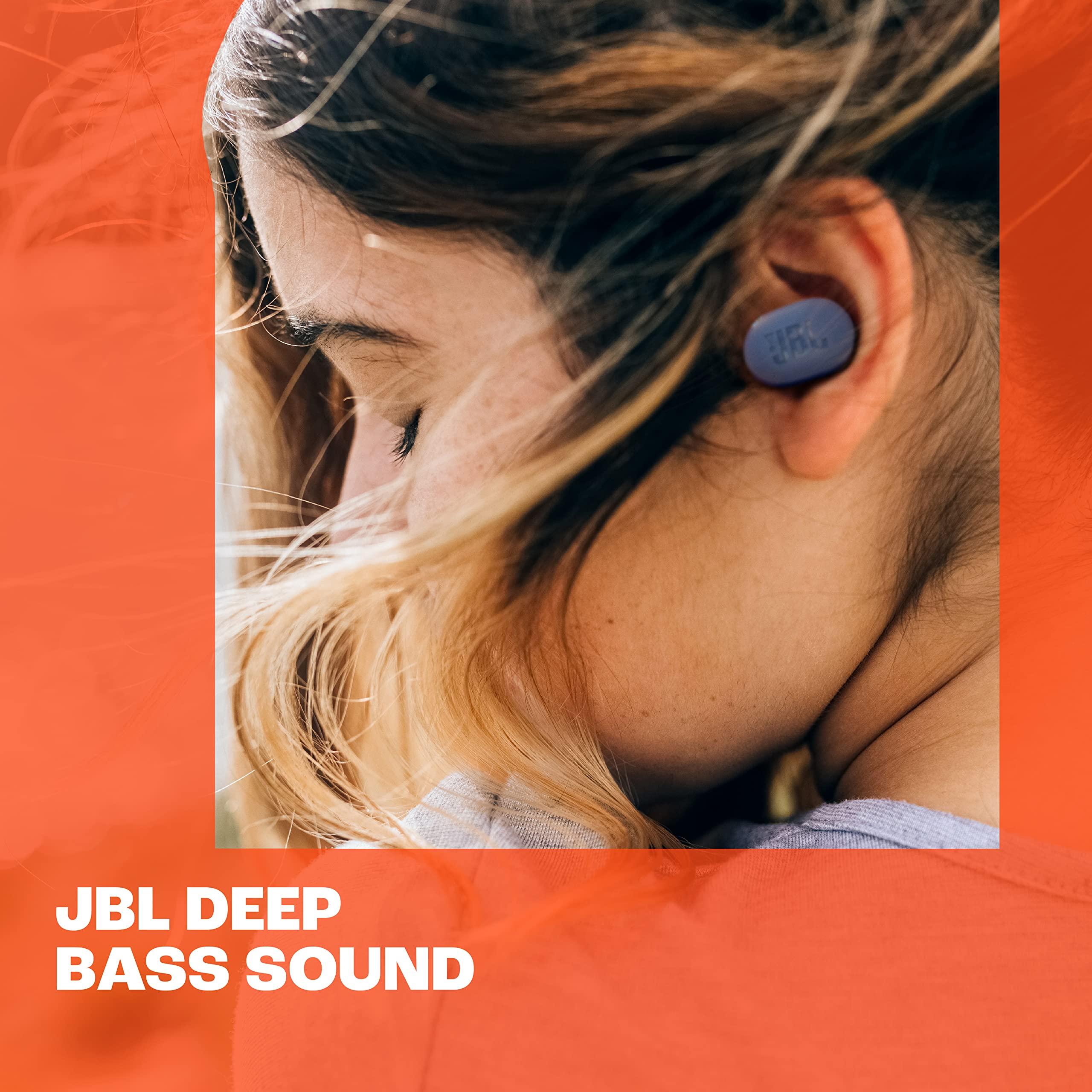 JBL Tune Buds - True wireless Noise Cancelling earbuds, JBL Pure Bass Sound, Bluetooth 5.3, 4-Mic technology for Crisp, Clear Calls, Up to 48 hours of battery life, Water and dust resistant (Blue) - Image 7