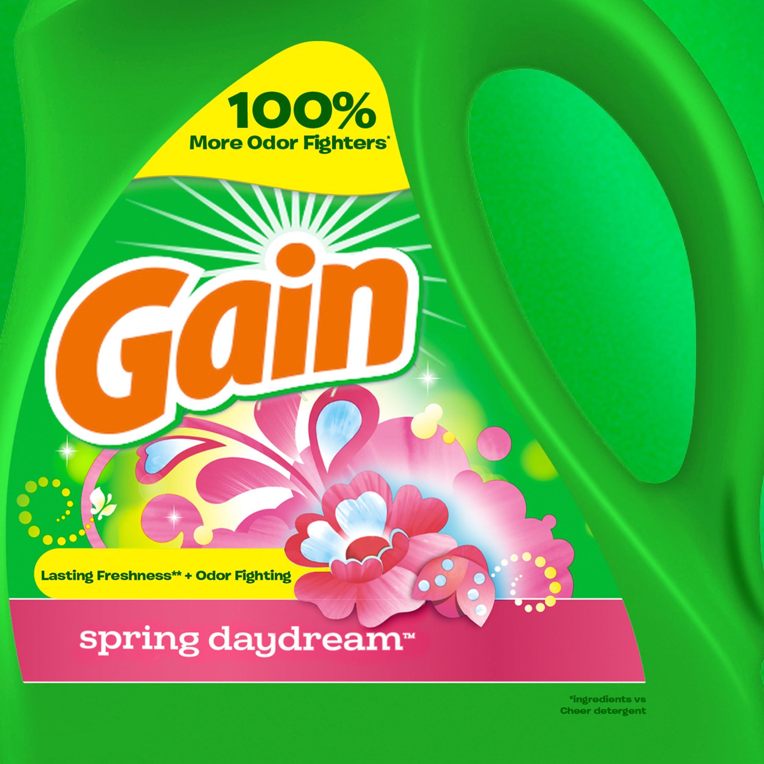 Gain + Aroma Boost Liquid Laundry Detergent Spring Daydream Scent 107 Loads 154 fl oz HE Compatible - Image 10