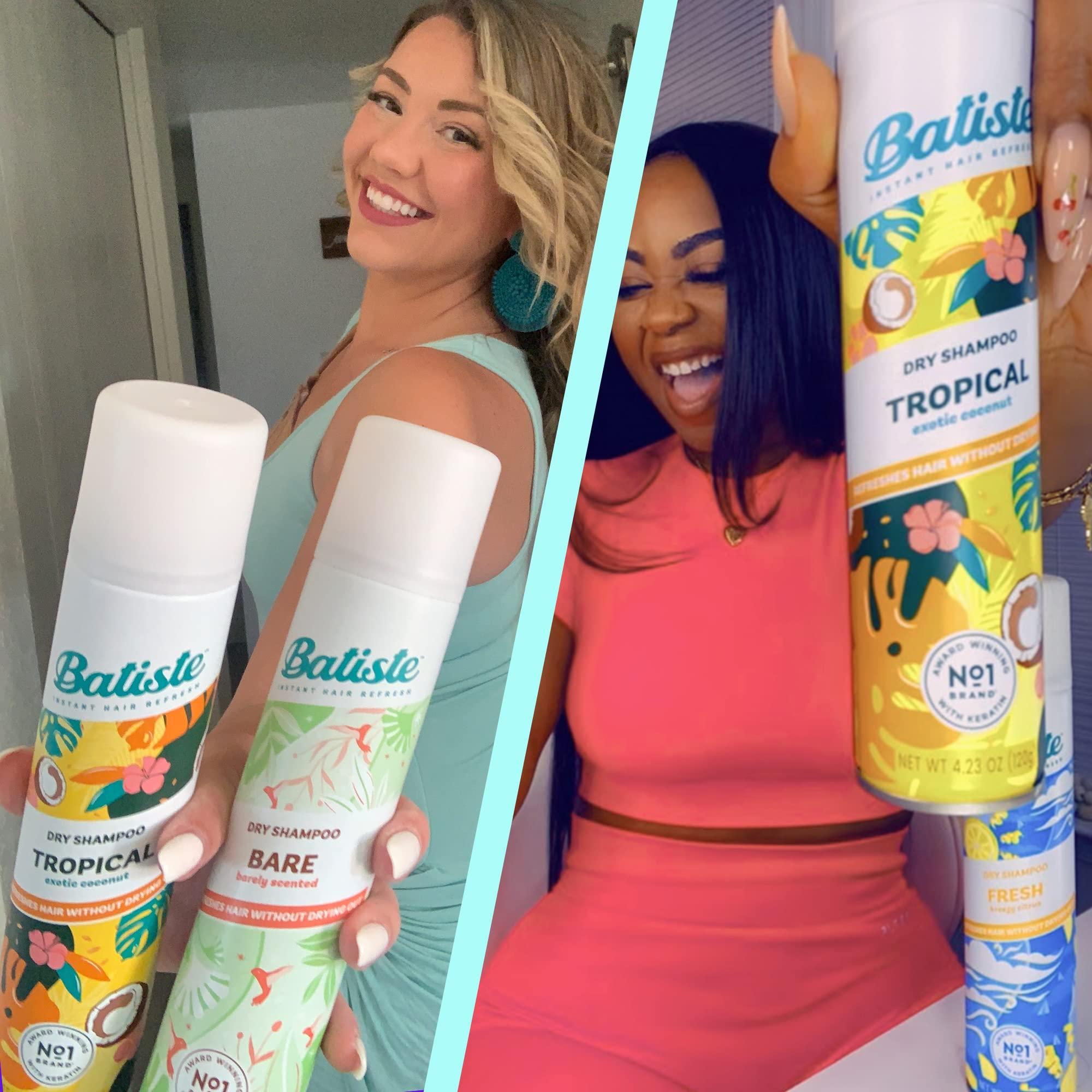 Batiste Dry Shampoo, Original Fragrance Classic Clean, Refresh Hair and Absorb Oil Between Washes, Waterless Shampoo for Added Hair Texture and Body, 5.71 oz - Image 6