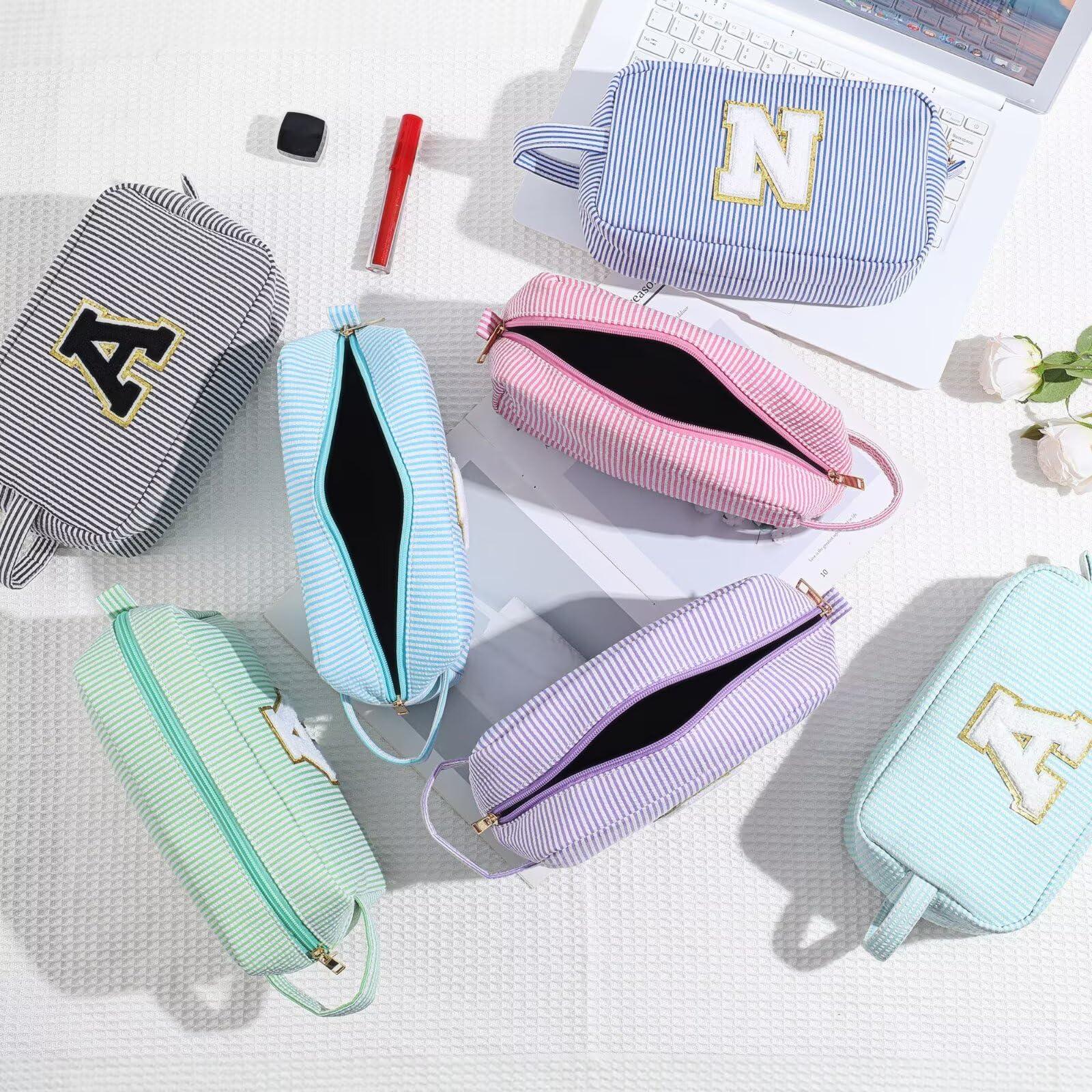 YOOLIFE Birthday Gifts for Mom, Gifts for Mom from Daughter, Mama Gifts Idea, Mother In Law Gifts, Monogram Initial Makeup Bag M - Image 2