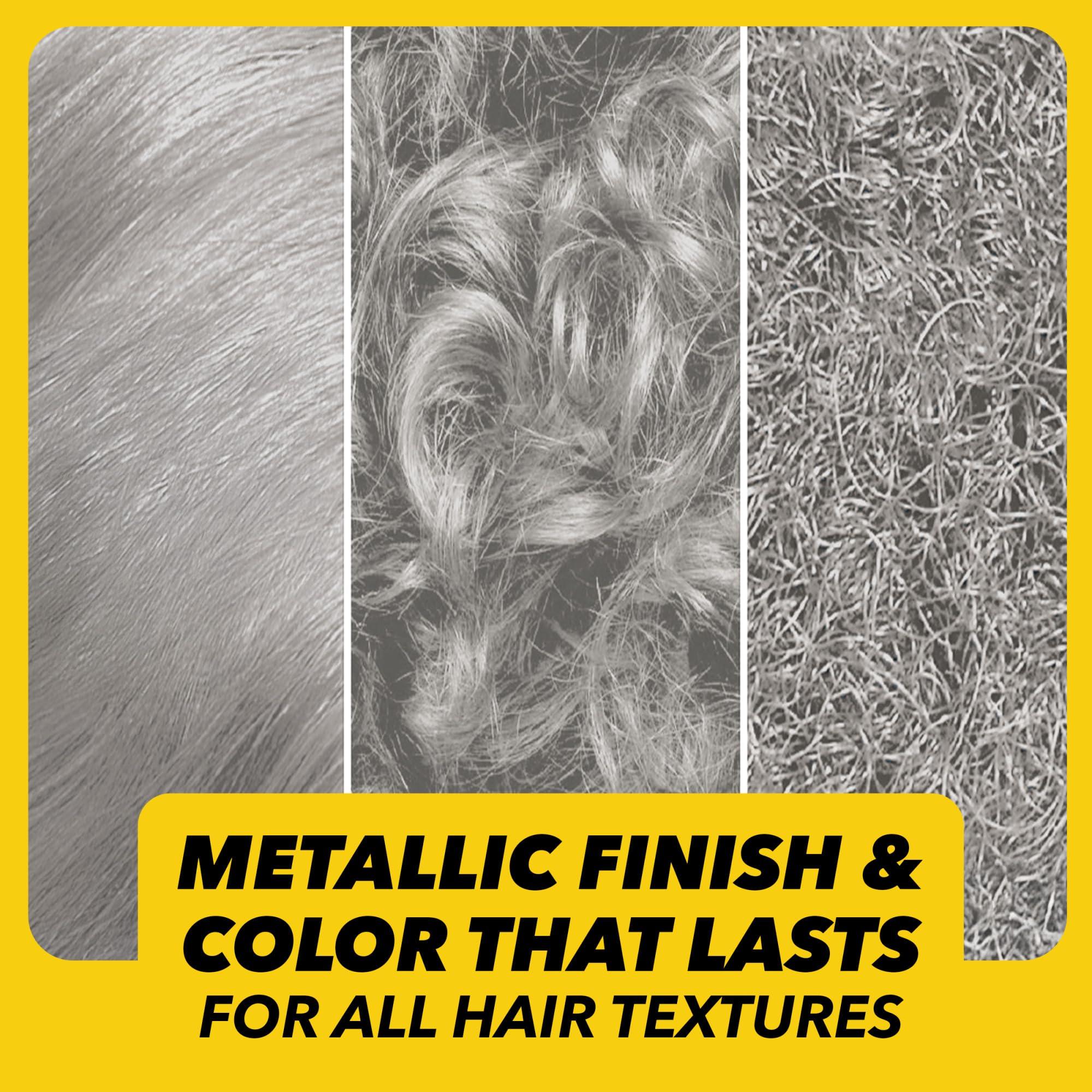 Schwarzkopf Got2b Metallics Permanent Hair Color, M71 Metallics Silver - Image 5
