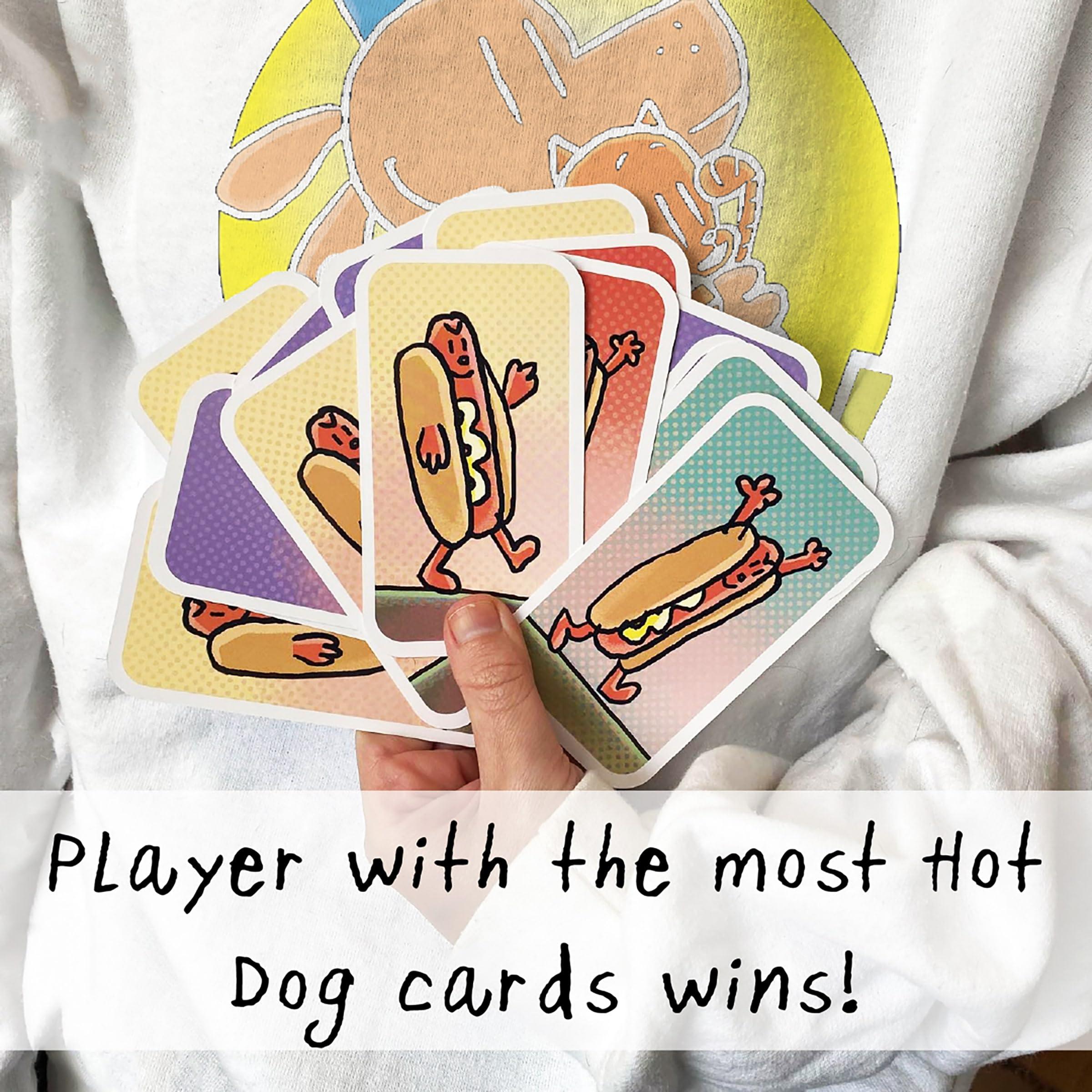 University Games Dog Man Hot Dog Card Game in a Tin , The Fast and Frenzied Collection Game for Kids Featuring Art from the Dog Man Books by Dav Pilkey, for Players Ages 6 and Up - Image 4